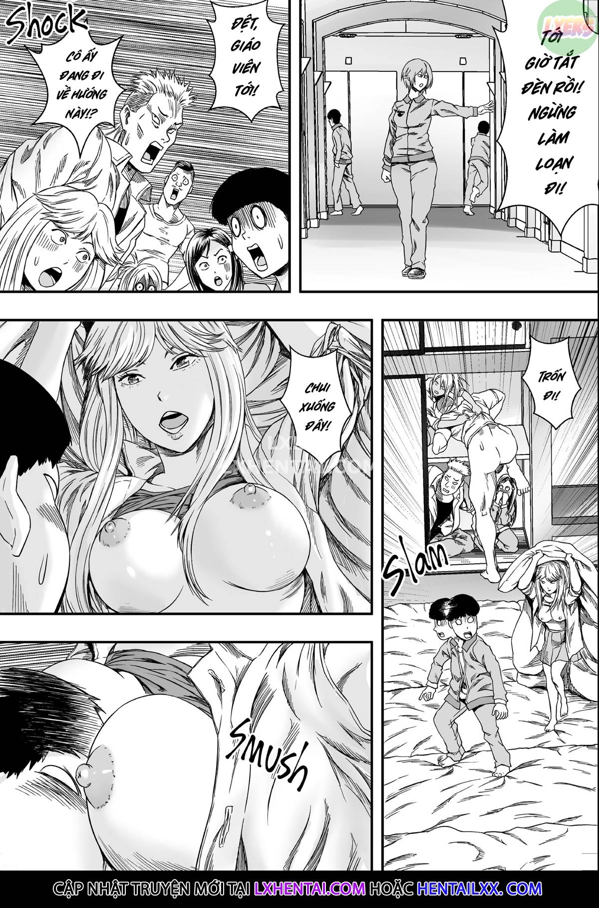 Đọc truyện hentai Field Trip with My First Crush and the Bad Crowd - Oneshot