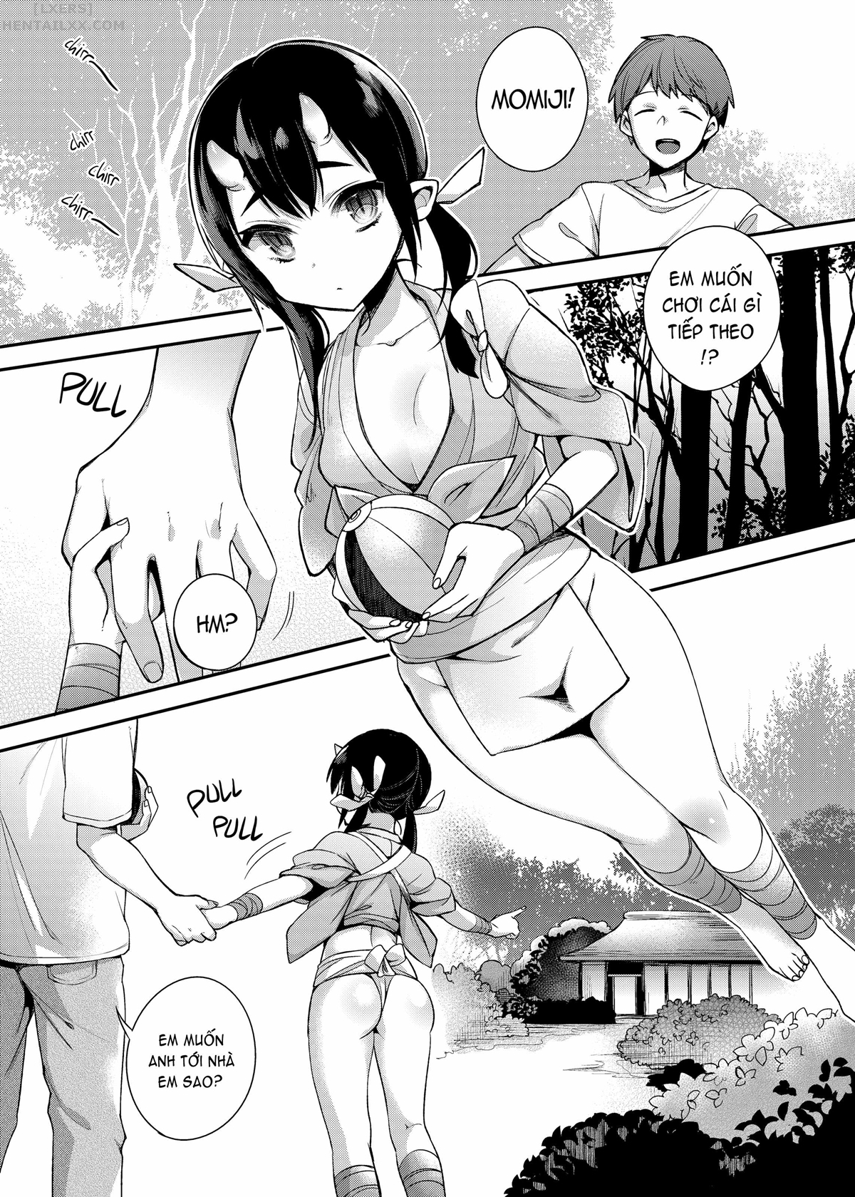 Đọc truyện hentai Hitonarazaru Oyomesama (Trọn bộ) - Chap 2: Mating with Oni - Daughter