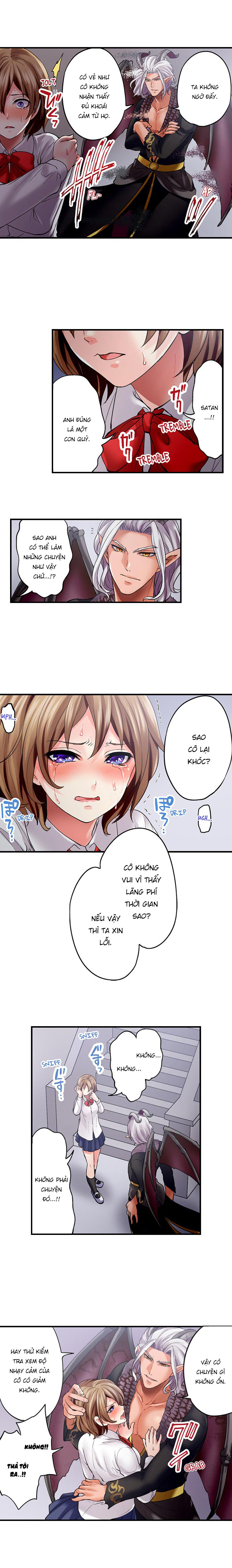 Đọc truyện hentai Hợp đồng của quỷ Satan - Chapter 9: Lâuu
