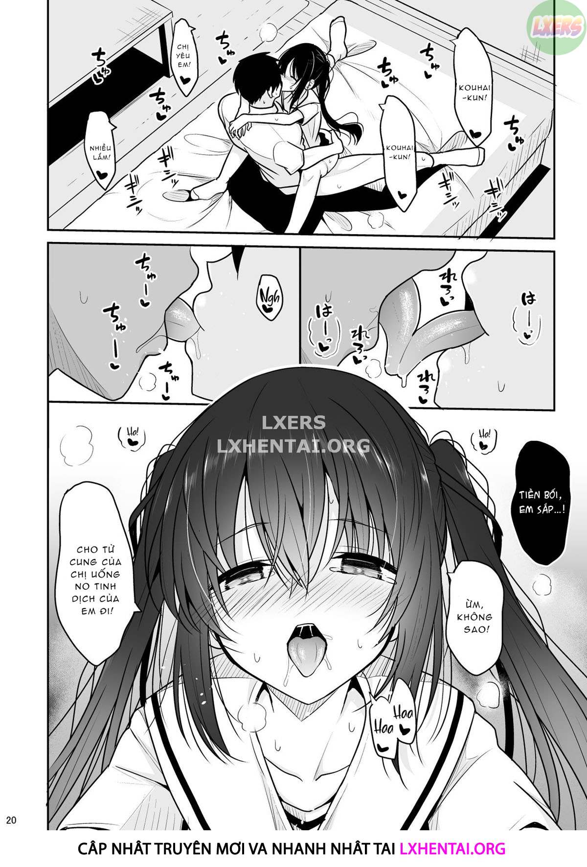 Đọc truyện hentai A Petite Senpai Who Encourages Me To Get Dirty - Oneshot