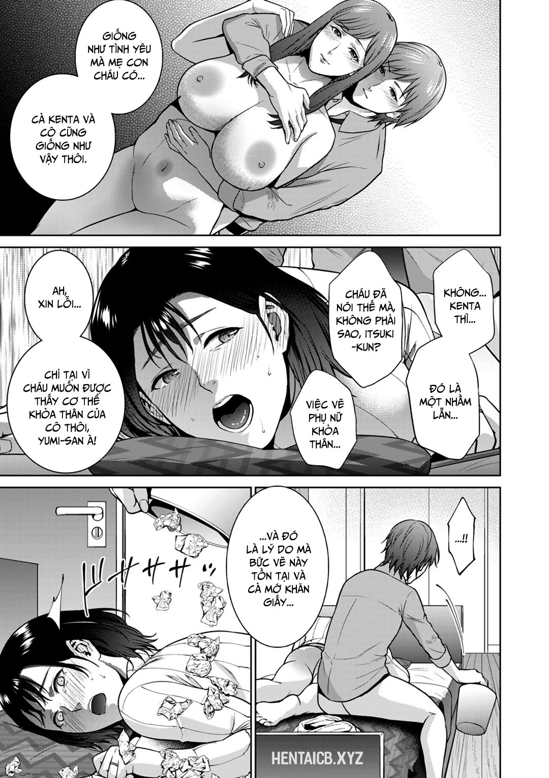 Đọc truyện hentai Mối quan hệ loạn luân - Chap 4