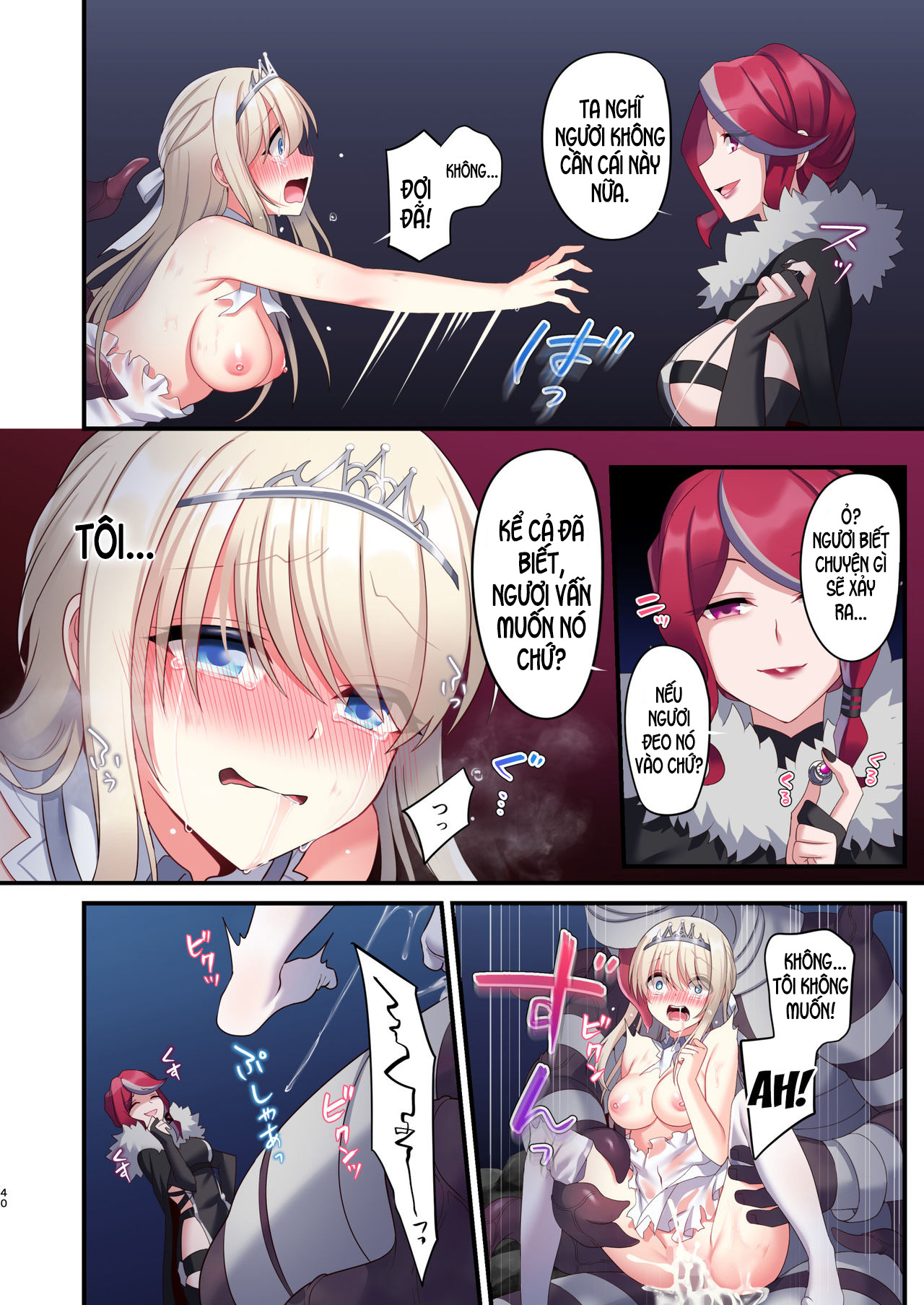 Đọc truyện hentai Noroi no Yubiwa de Game Over + Omake CG - Chap 2: sếch tàn bạo