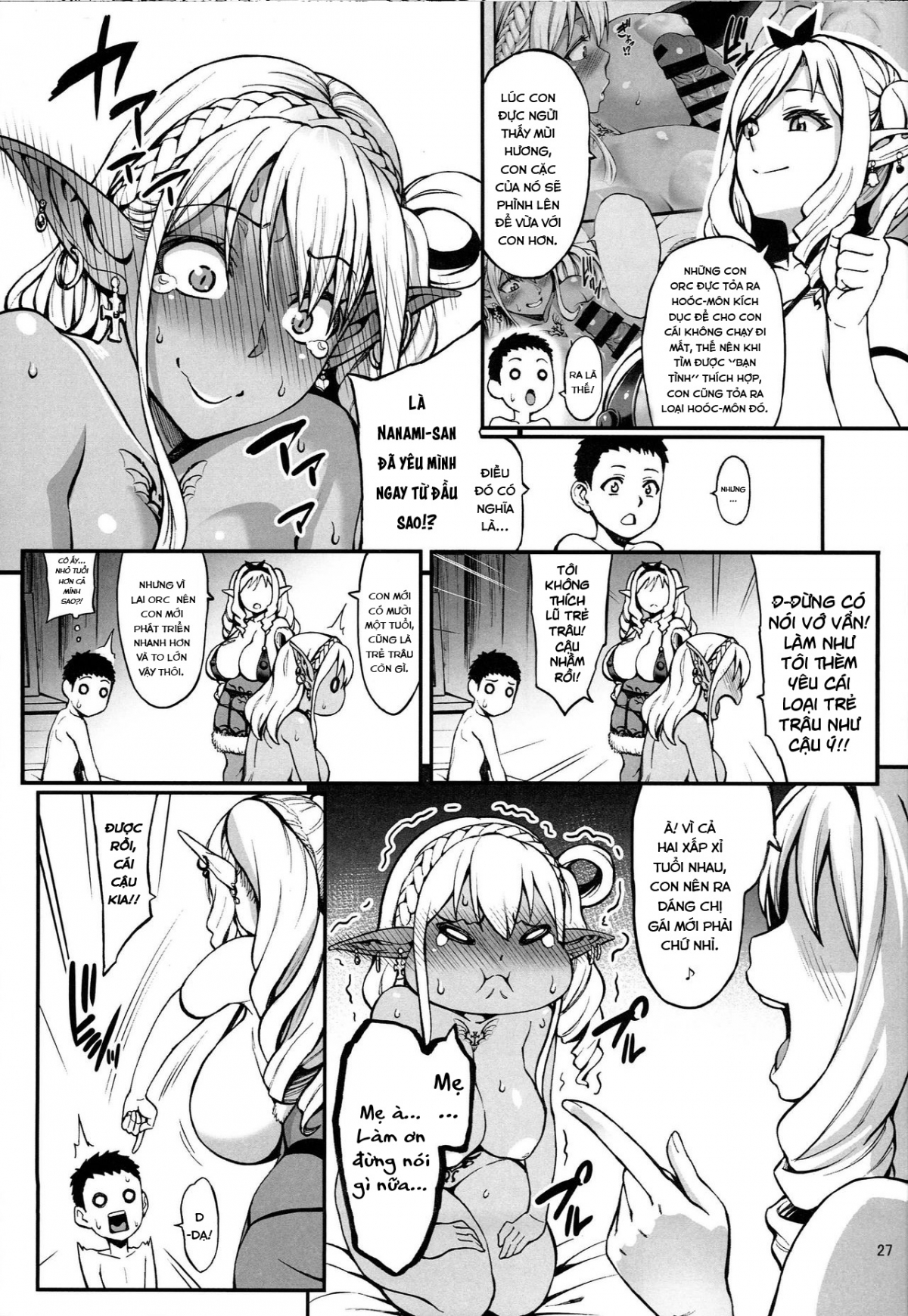 Đọc truyện hentai Houjou no Reizoku Elf 4 - Oneshot