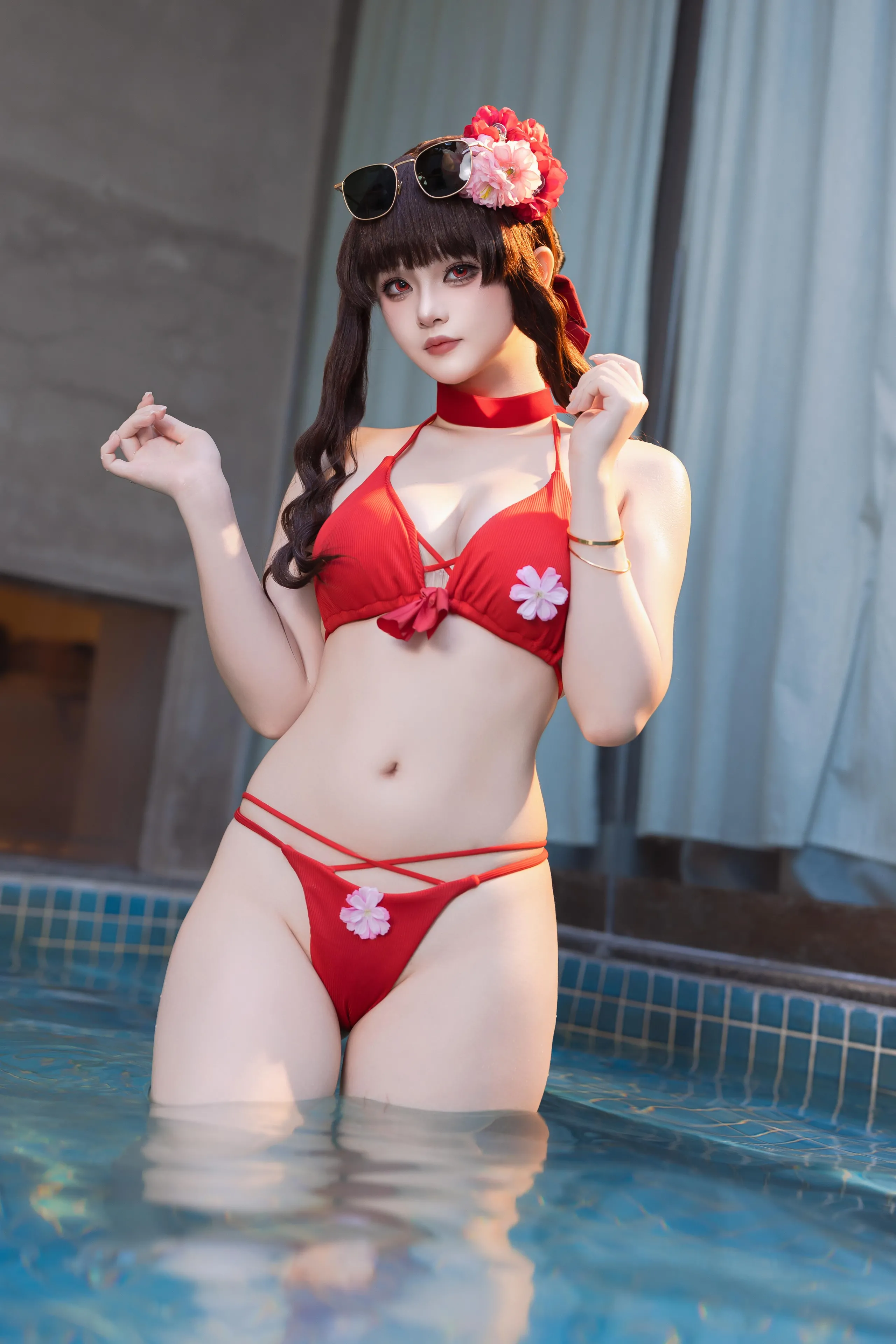 Đọc truyện hentai Tuyển tập Albums siêu phẩm Cosplay - Chap 966 - Fish - Sakura Swimsuit