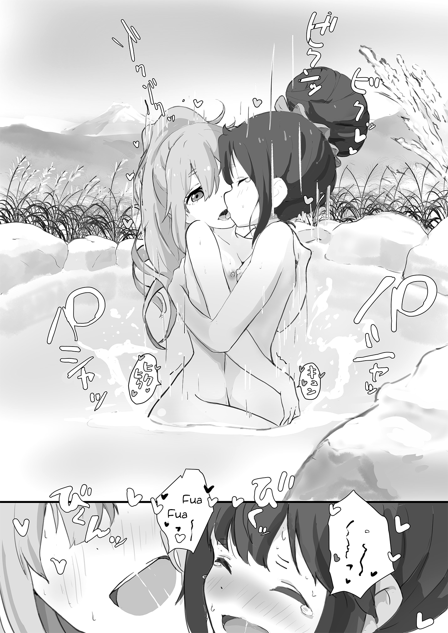 Đọc truyện hentai Nade Rin ga Onsen de - Oneshot