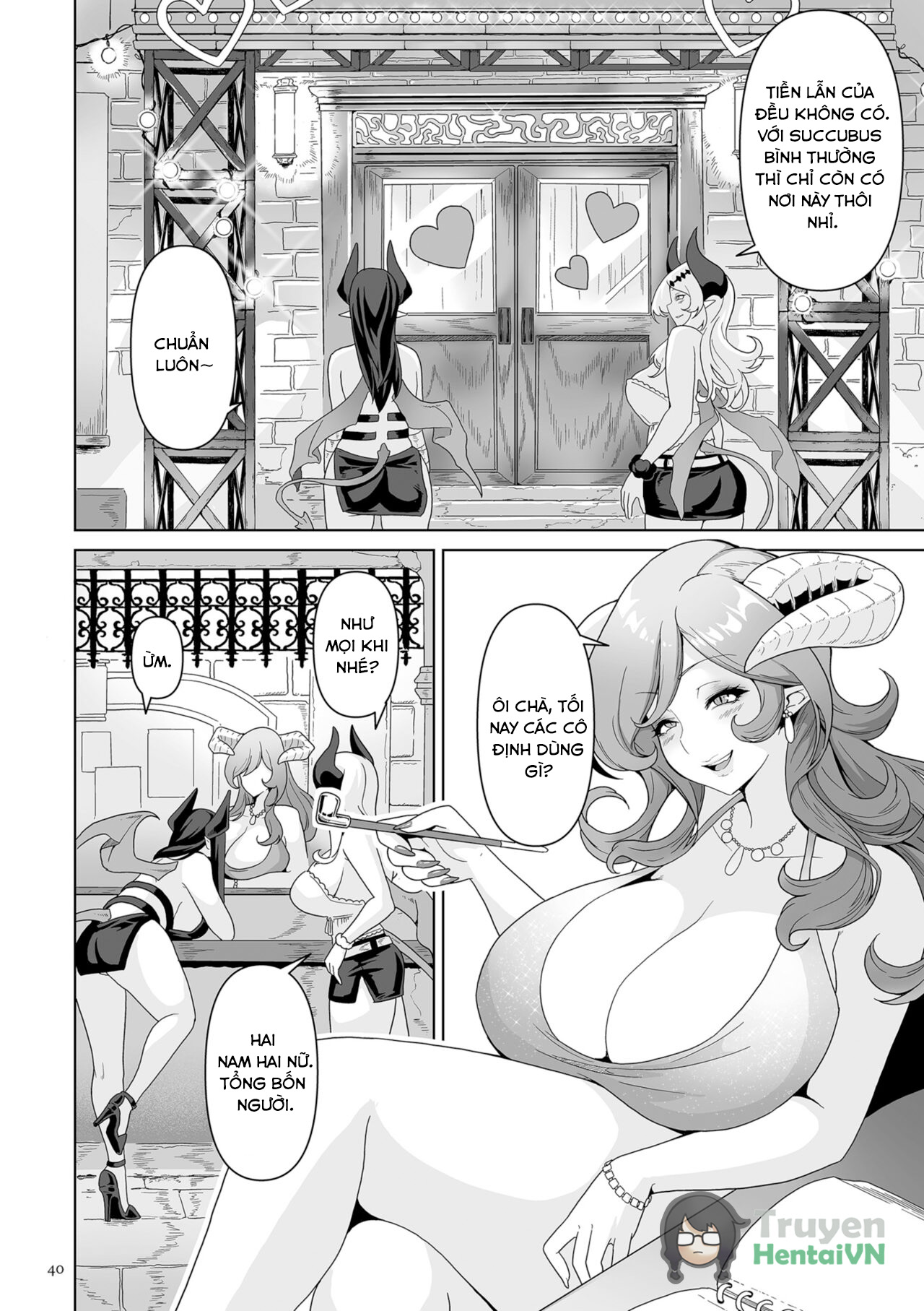 Đọc truyện hentai Vương quốc Succubus thèm bú - Chap 2