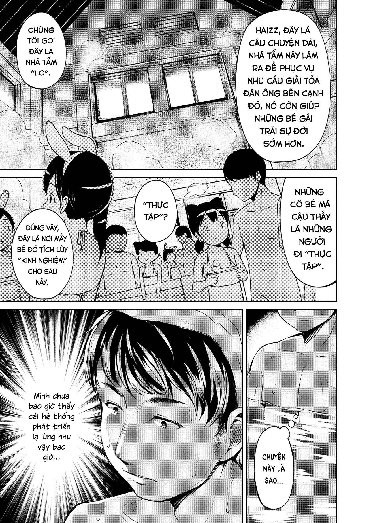 Đọc truyện hentai Lần đầu trải nghiệm nhà tắm công cộng và cái kết - Oneshot