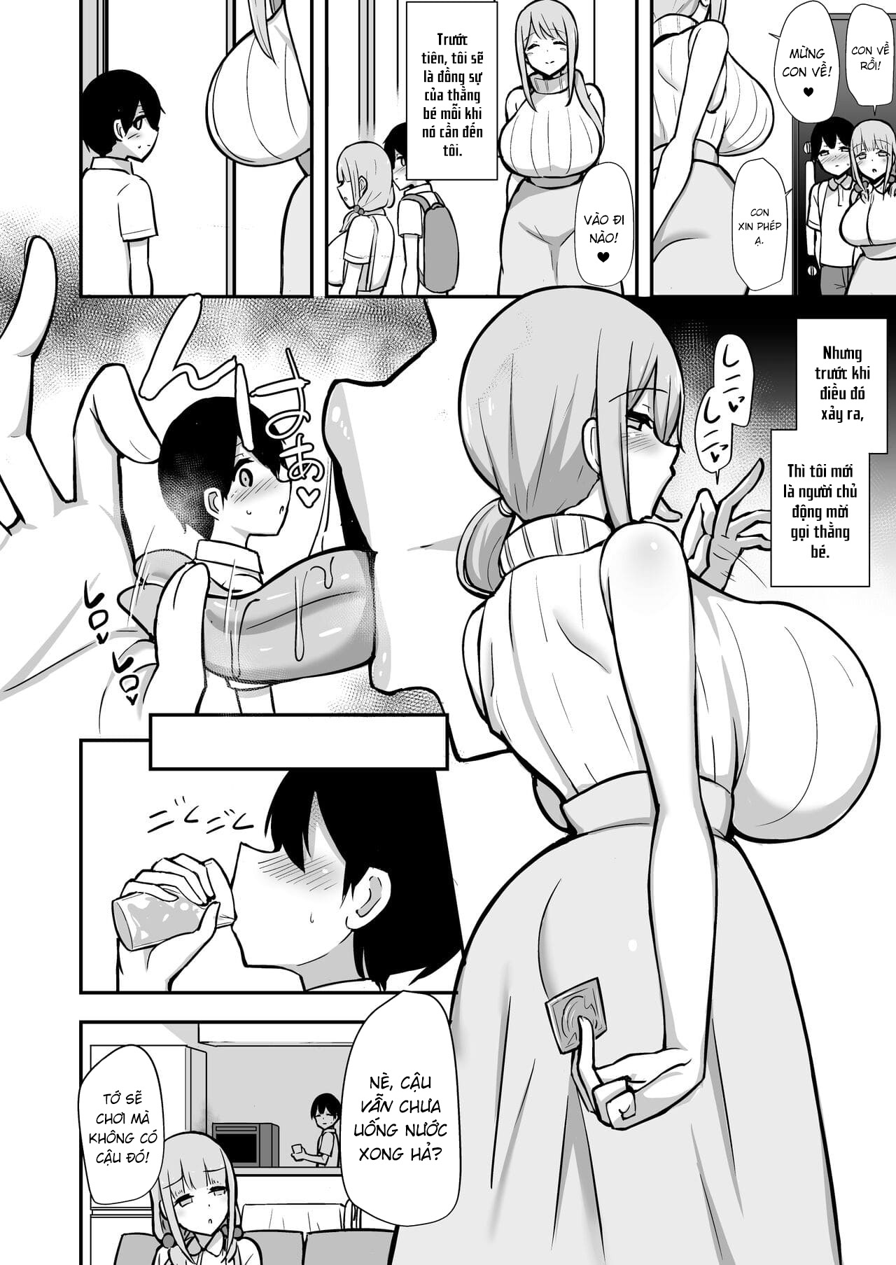 Đọc truyện hentai Ara-ara Mama to Seikou - Oneshot
