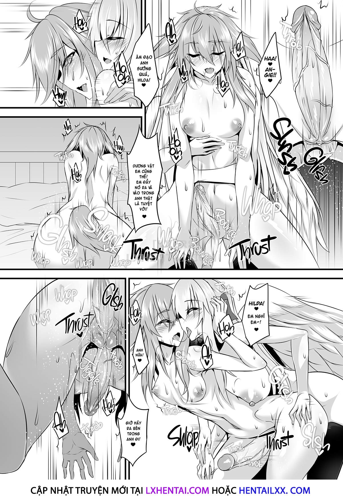 Đọc truyện hentai Two Flowers for Two Delivery Girls - Oneshot