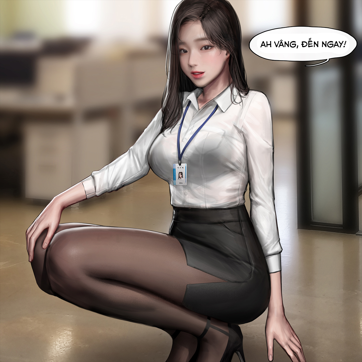 Đọc truyện hentai Female Secretary Big Company - Chap 2 (Không mặc đồ)