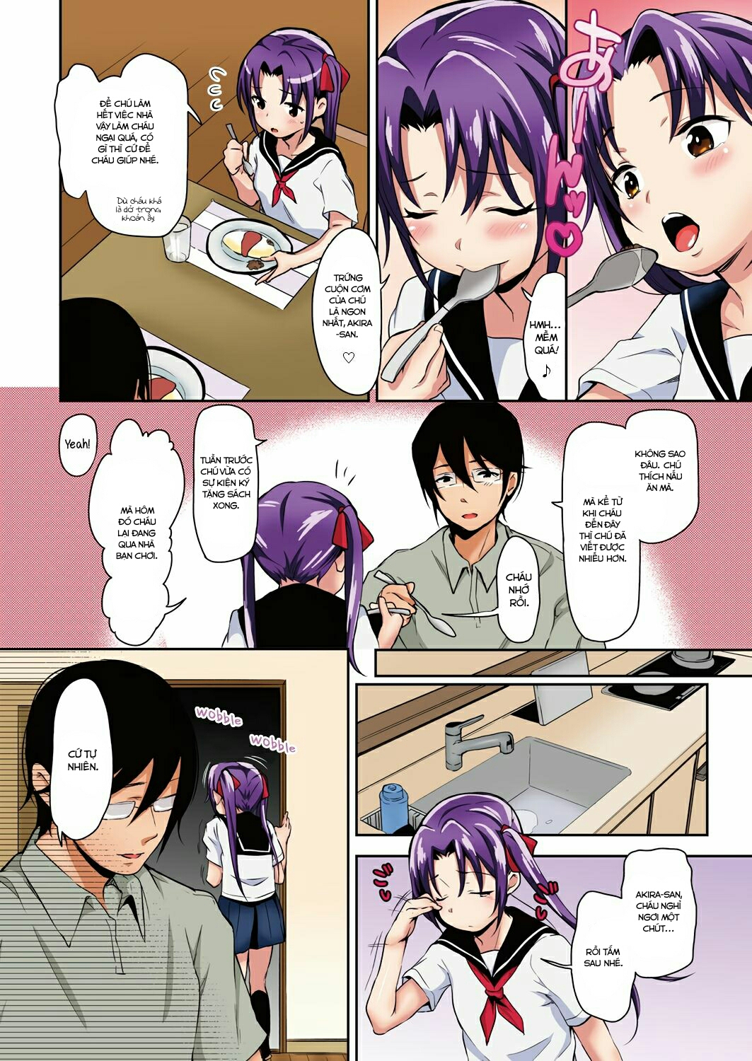 Đọc truyện hentai Aika to Oji-san ~Neteiru Aida ni Hanayome Shugyou~ - Chap 1