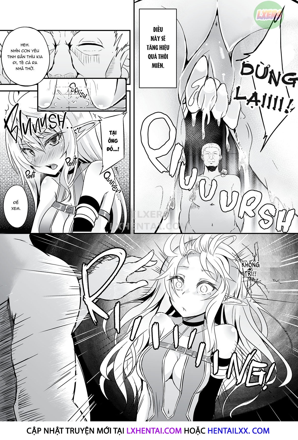 Đọc truyện hentai Nàng Elf chạy trốn - Chap 3