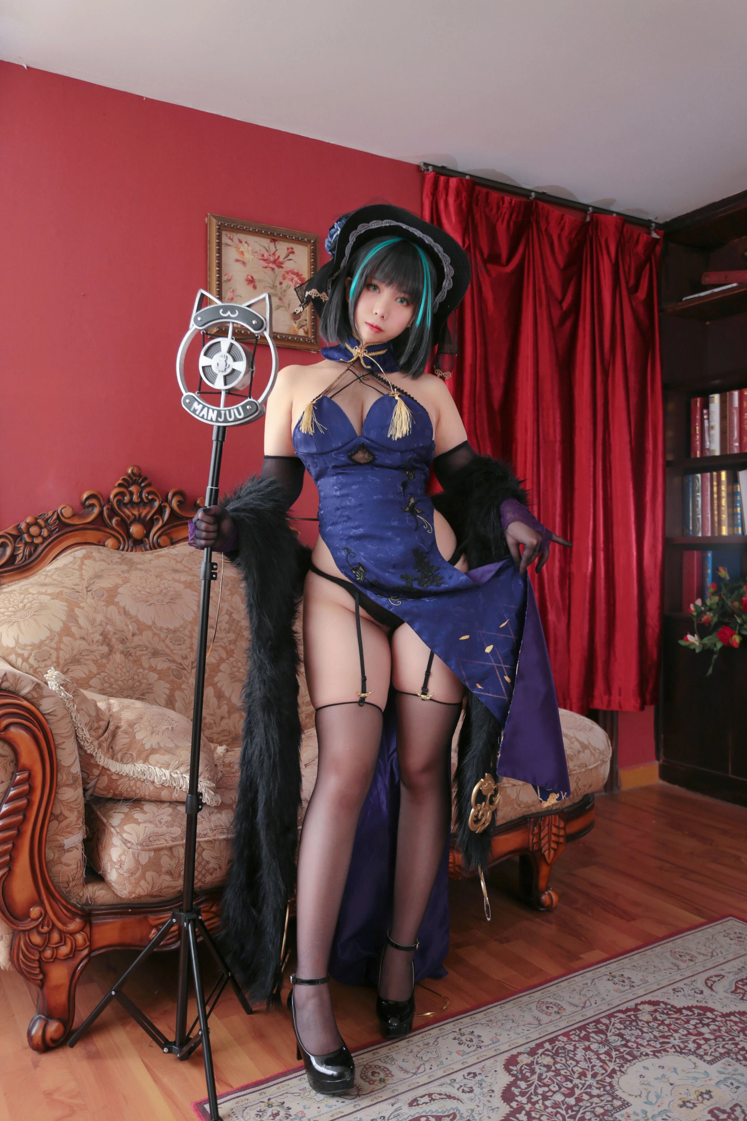 Đọc truyện hentai Tuyển tập Albums siêu phẩm Cosplay - Chap 569 - Meroko_Mei Tong - Cheshire Cheongsam