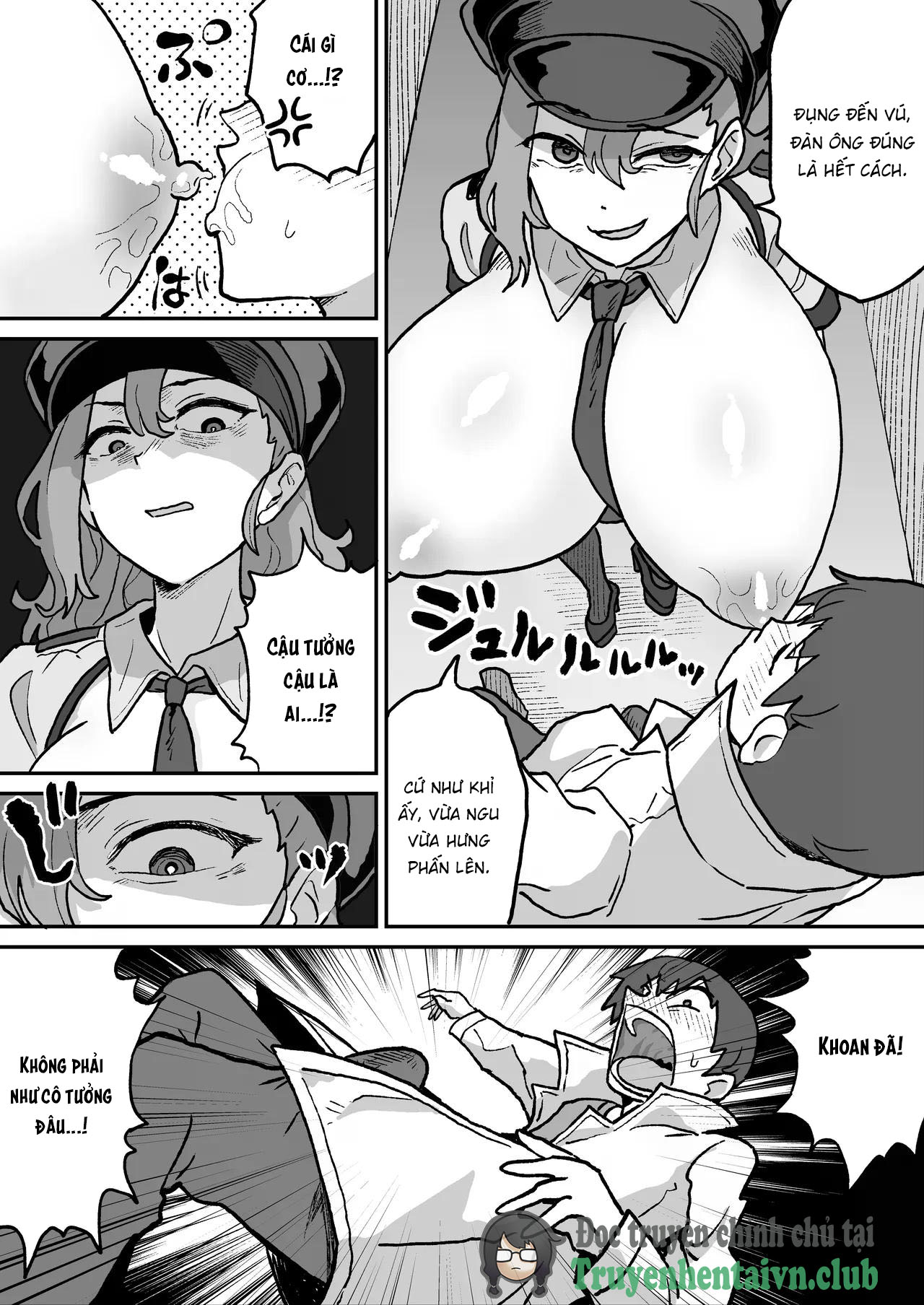 Đọc truyện hentai Evil Organization Executive: Black Police - Oneshot