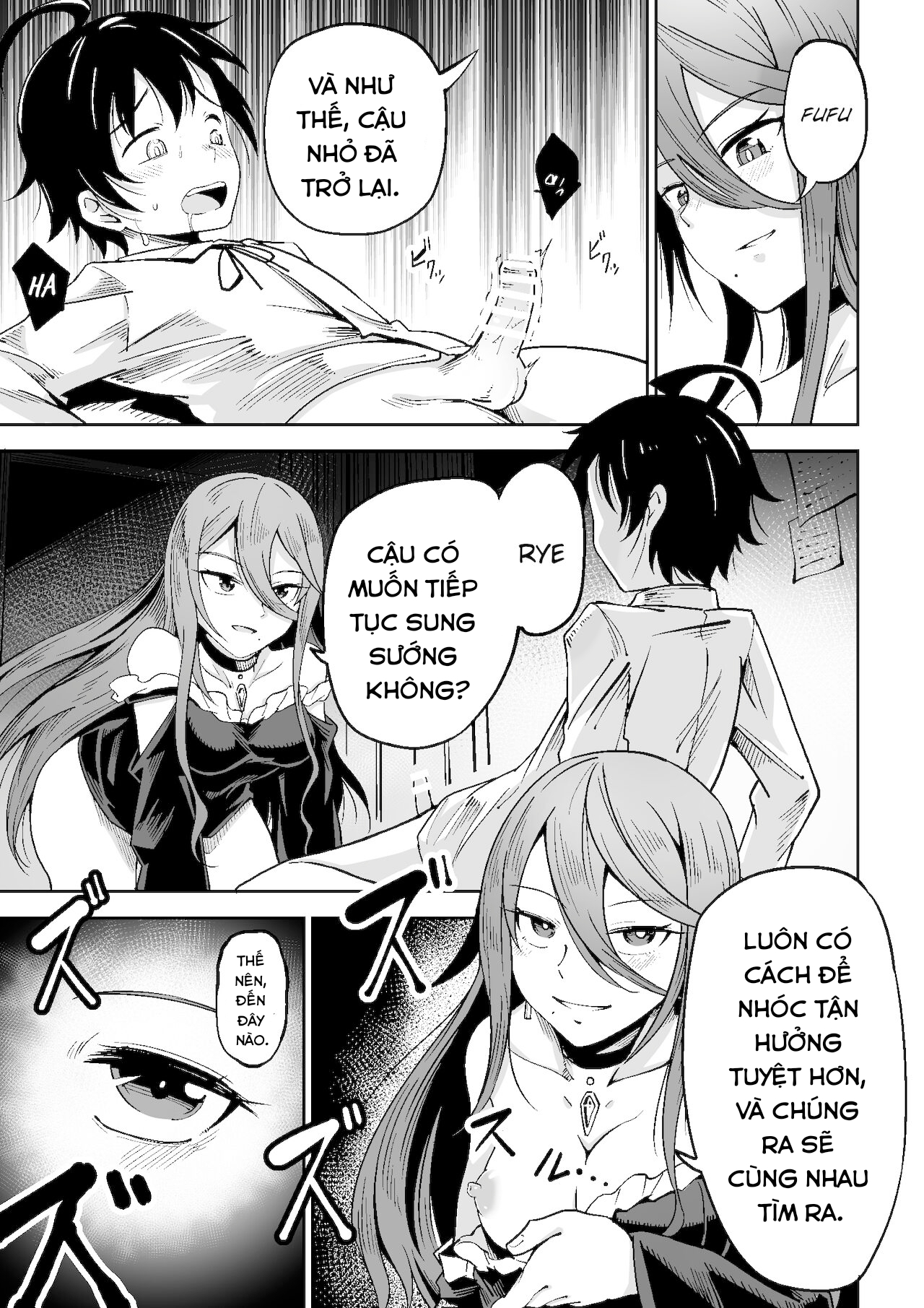 Đọc truyện hentai Phù thủy và cậu bé. - Oneshot