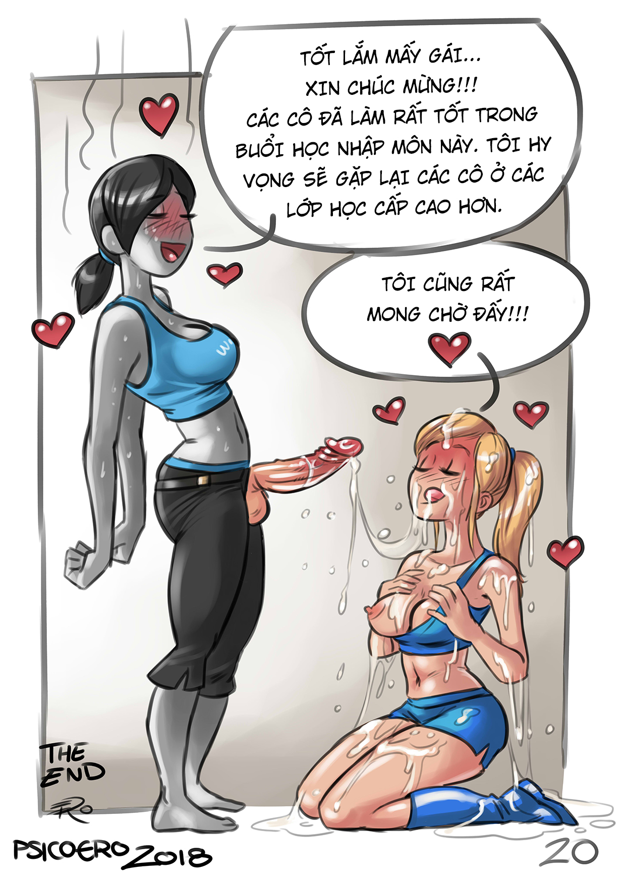 Đọc truyện hentai Lớp học yoga của các nhân vật game Wii - Oneshot