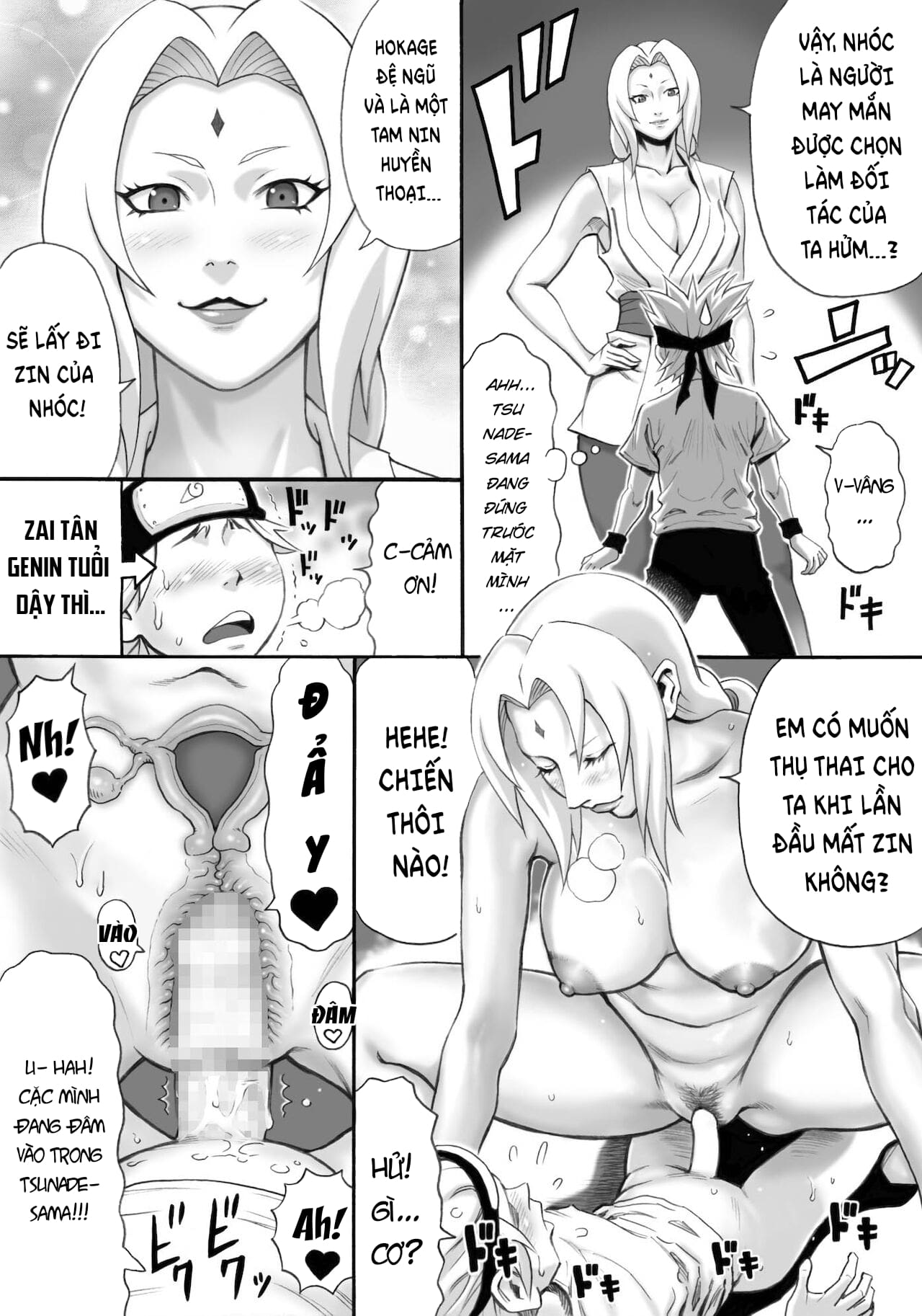 Đọc truyện hentai Tôi Muốn Làm Cho Tsunade Có Thai! - Oneshot
