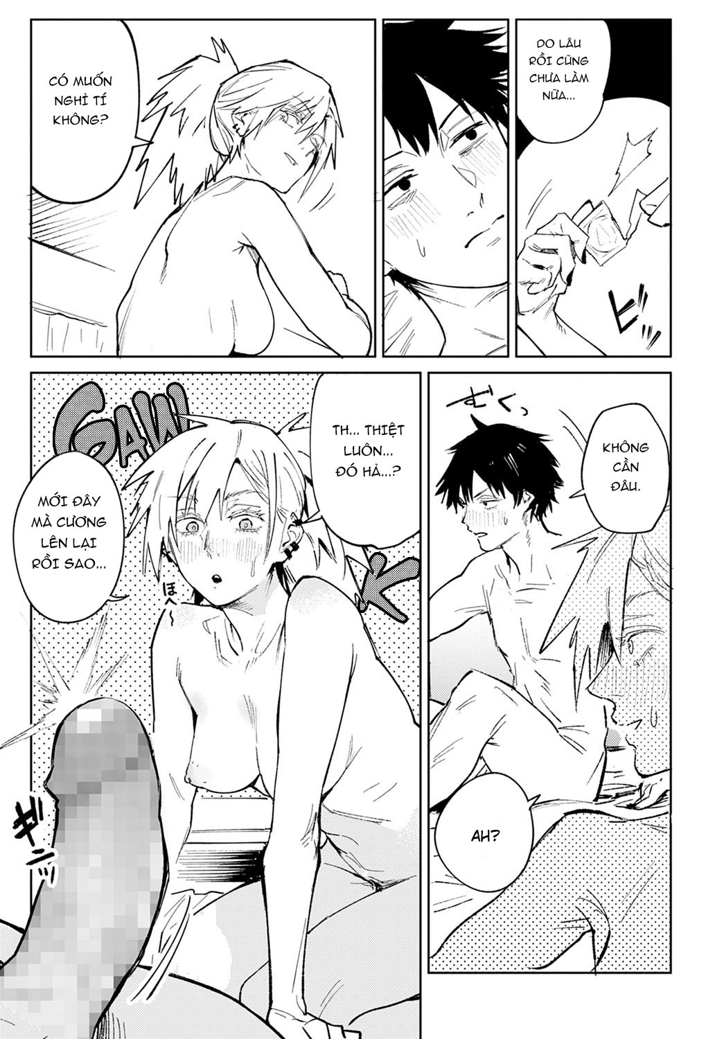 Đọc truyện hentai Rakki Taishyaku - Oneshot