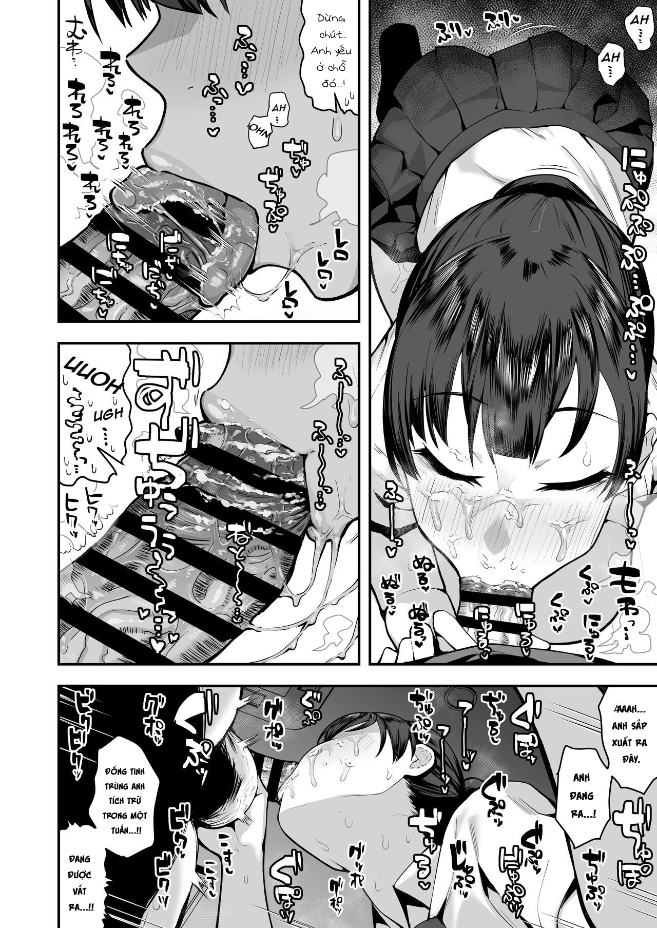 Đọc truyện hentai Imouto no Tomodachi ga Dosukebe Taishuu Fechi Sugite, Inkya no Ore to Kikenbi Nakadashi Hamemakuri - Chap 2 End