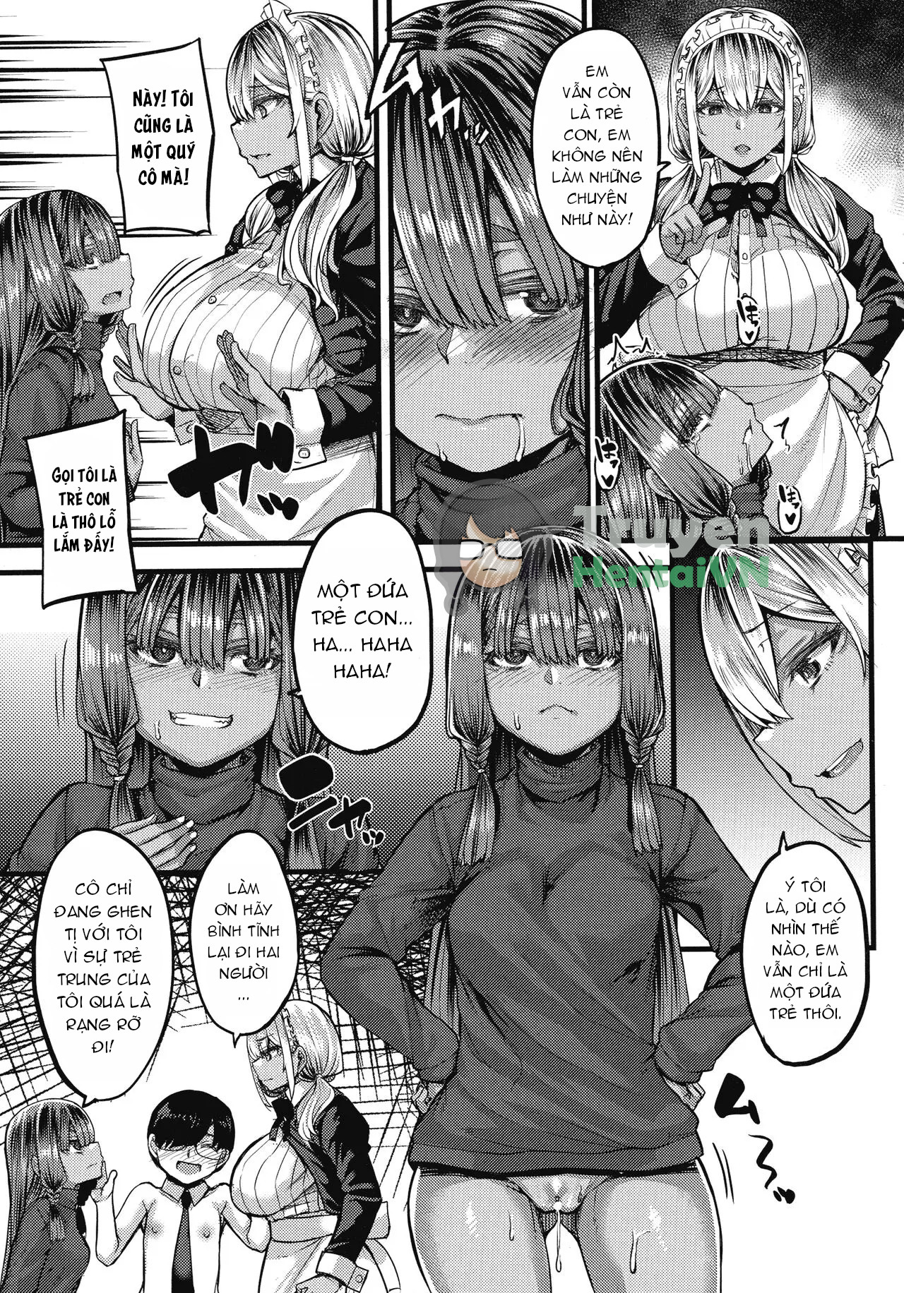 Đọc truyện hentai Kasshoku Hime to Himitsu no Keiyaku - Chap 3