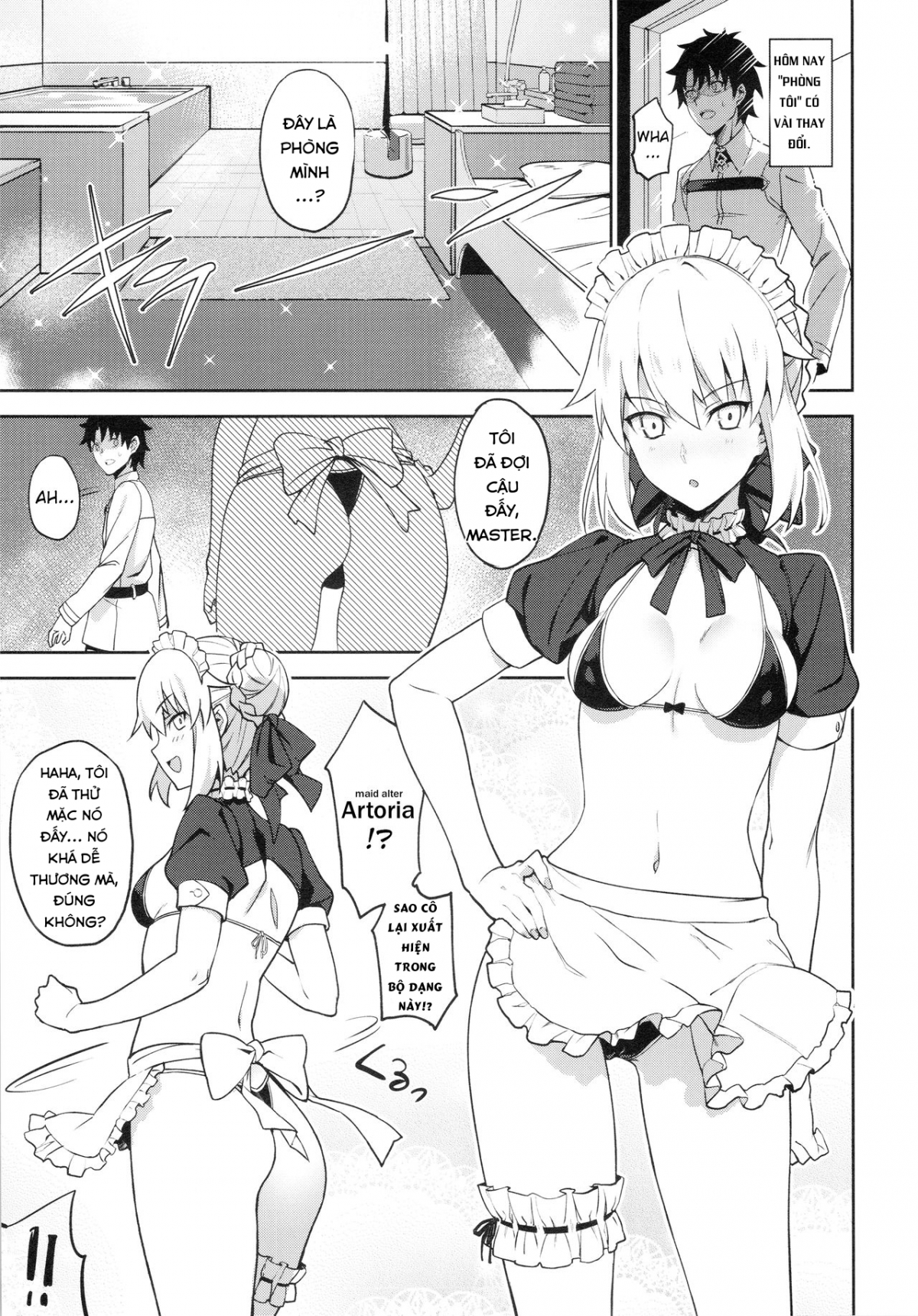 Đọc truyện hentai Chaldea Soap SSS-kyuu Gohoushi Maid - Oneshot