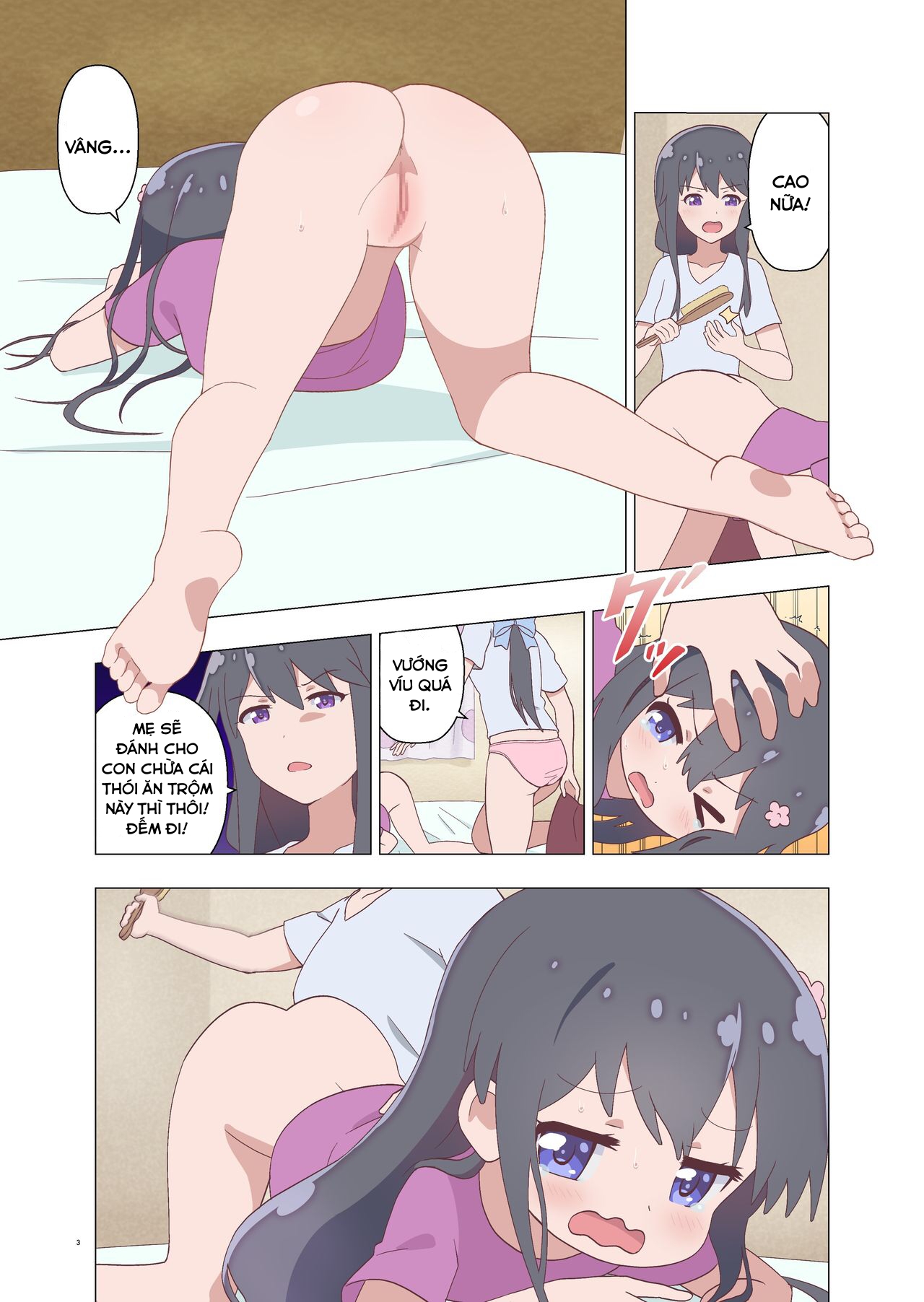 Đọc truyện hentai Nhật kí ăn đòn của Hana-chan - Oneshot