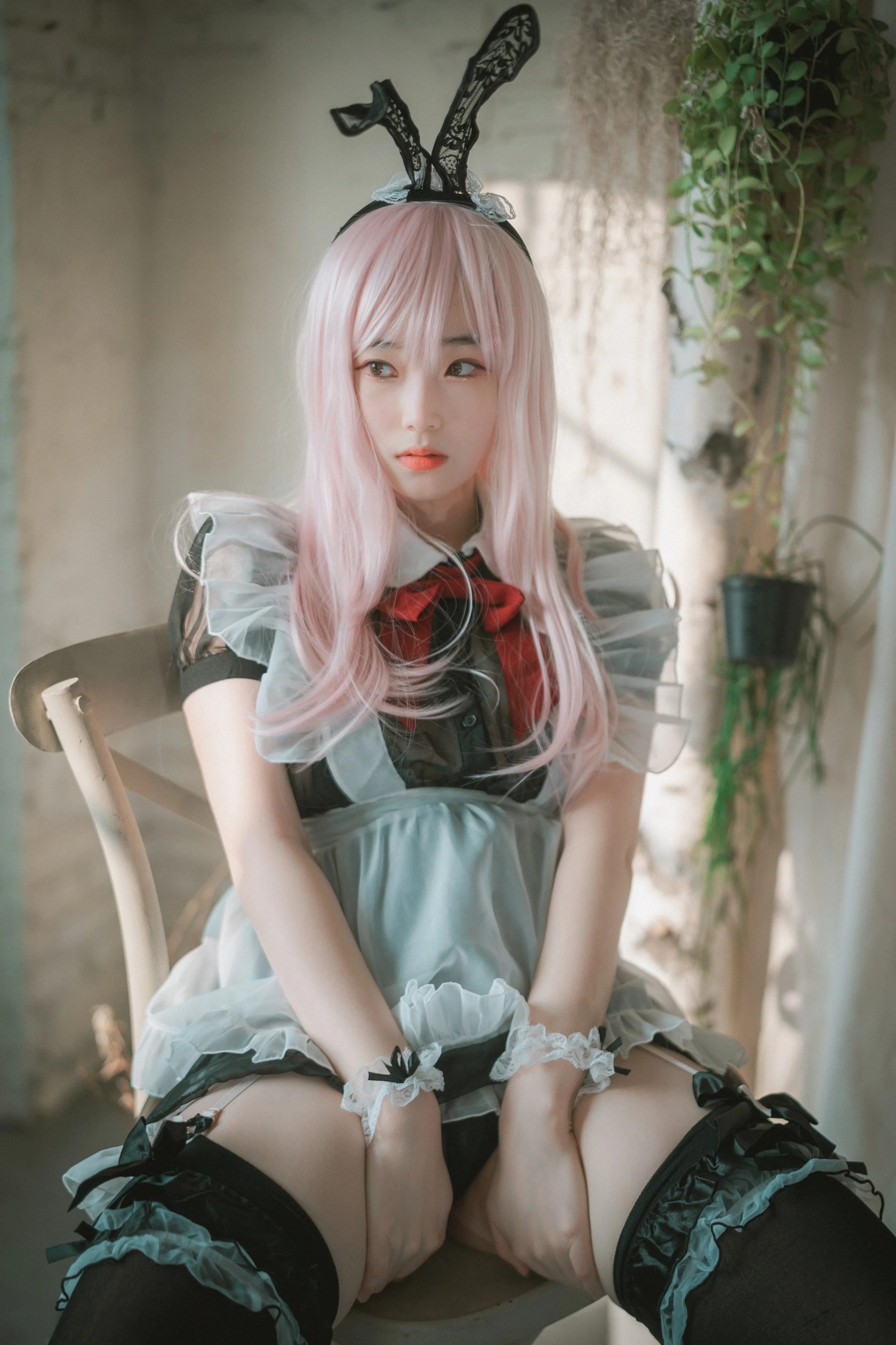 Đọc truyện hentai Tuyển tập Albums siêu phẩm Cosplay - Chap 768 - [DJAWA] Bambi - Sheer Bunny Maid