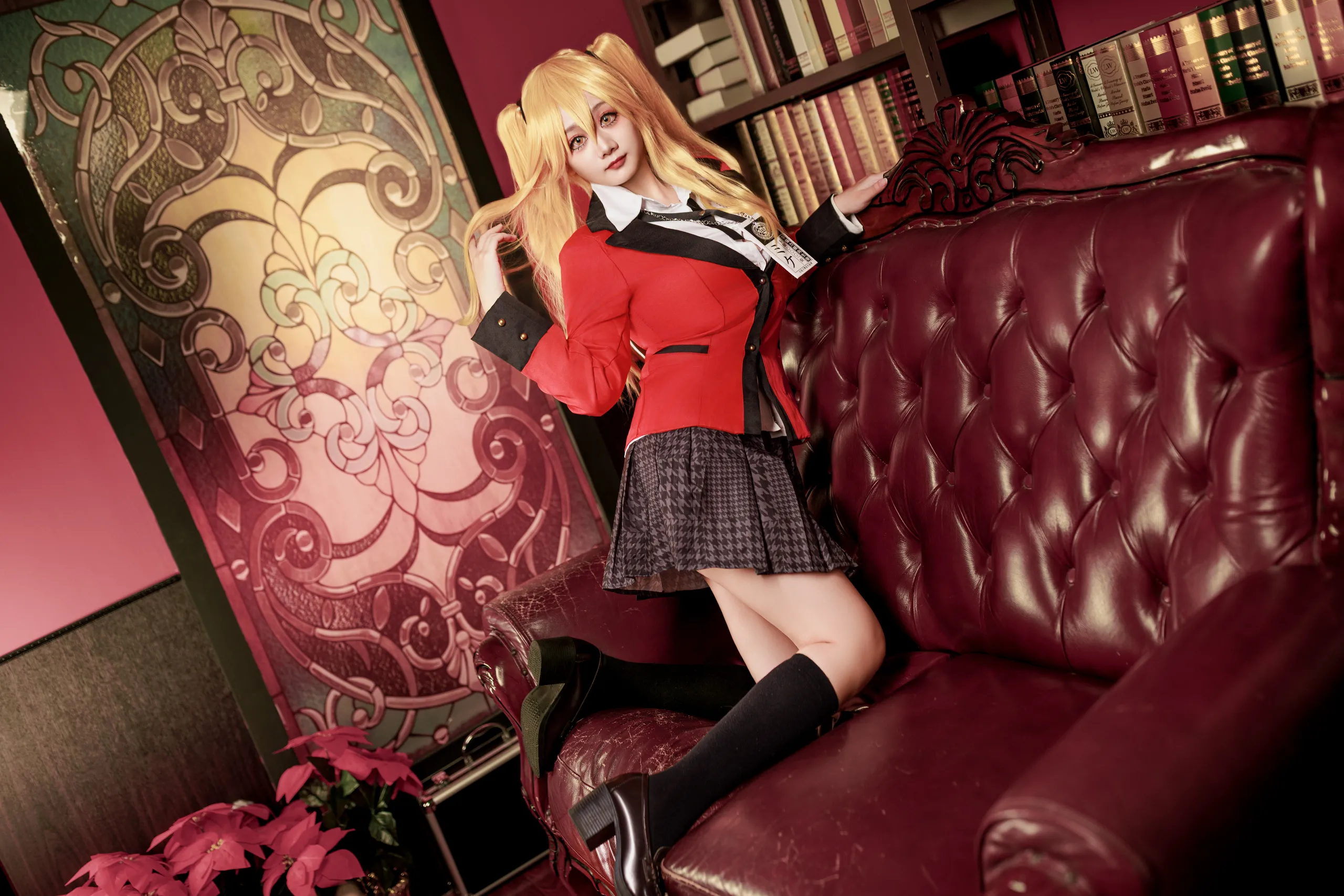Đọc truyện hentai Tuyển tập Albums siêu phẩm Cosplay - Chap 1109 - A Xuexue - Kakegurui Saotome Meiari Uniform