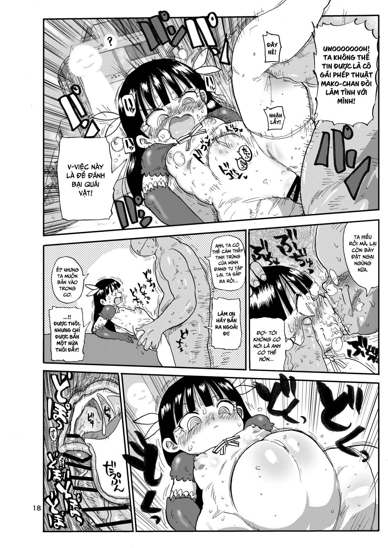 Đọc truyện hentai Cô gái phép thuật Mako - Chap 2