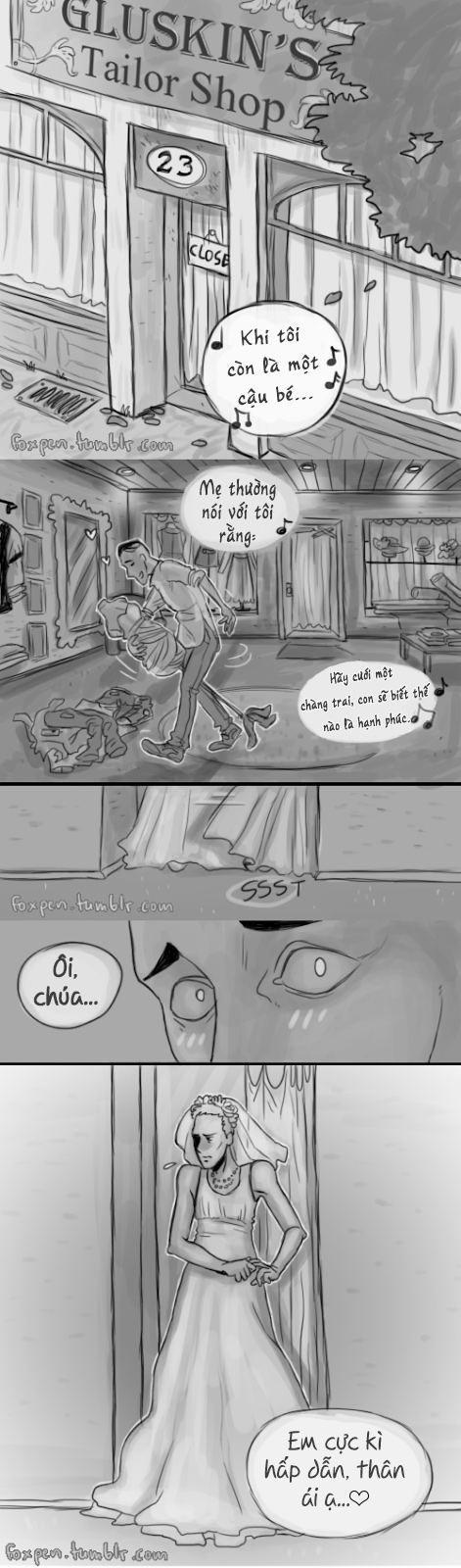 Đọc truyện hentai Cô dâu và chú rể - Chap 1