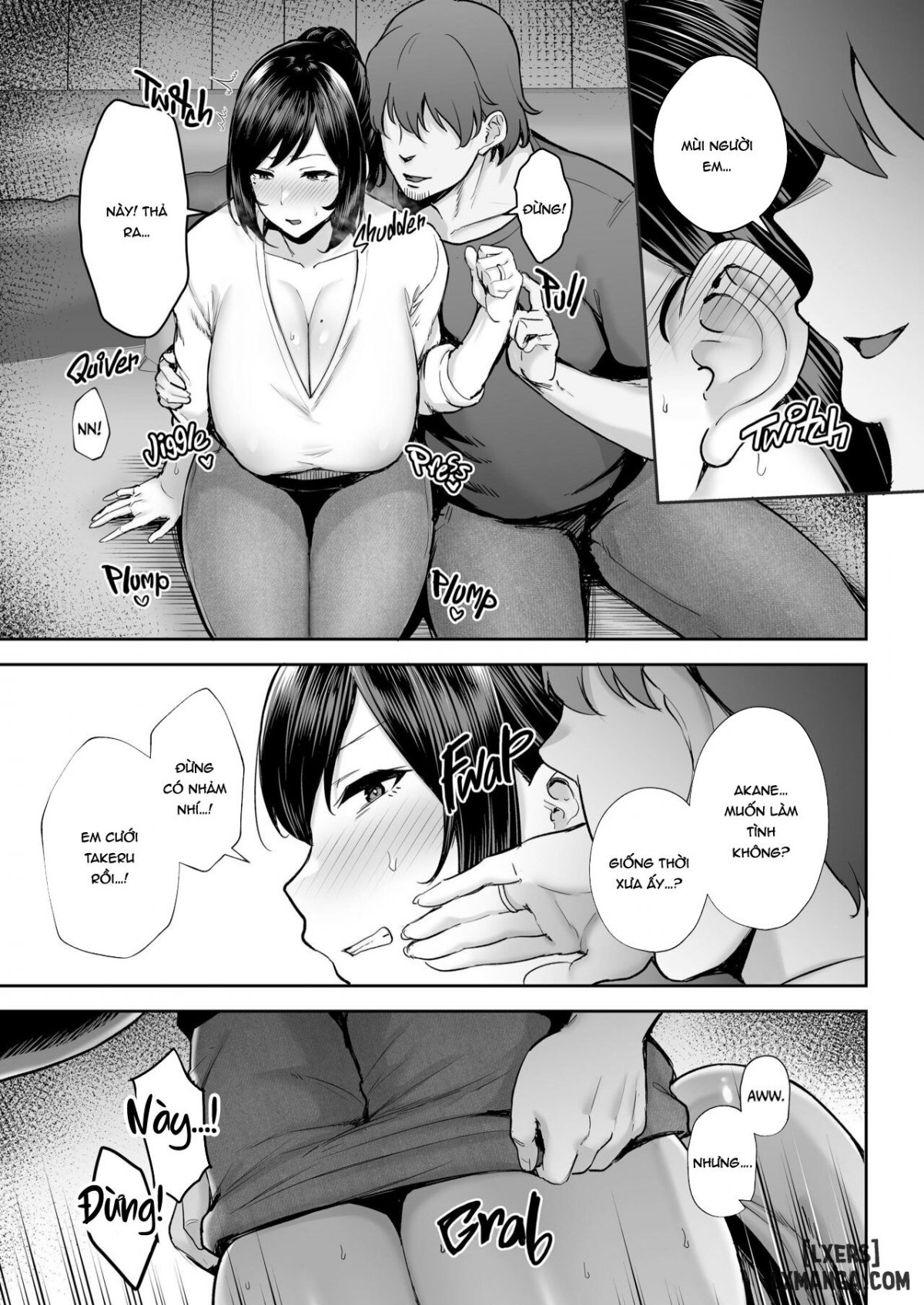 Đọc truyện hentai Netorareta Bakunyuu Osananajimi Tsuma Akane -Mukashikkara Shinyuu (SeFri) to Yarimakuri Deshita lol- - Oneshot