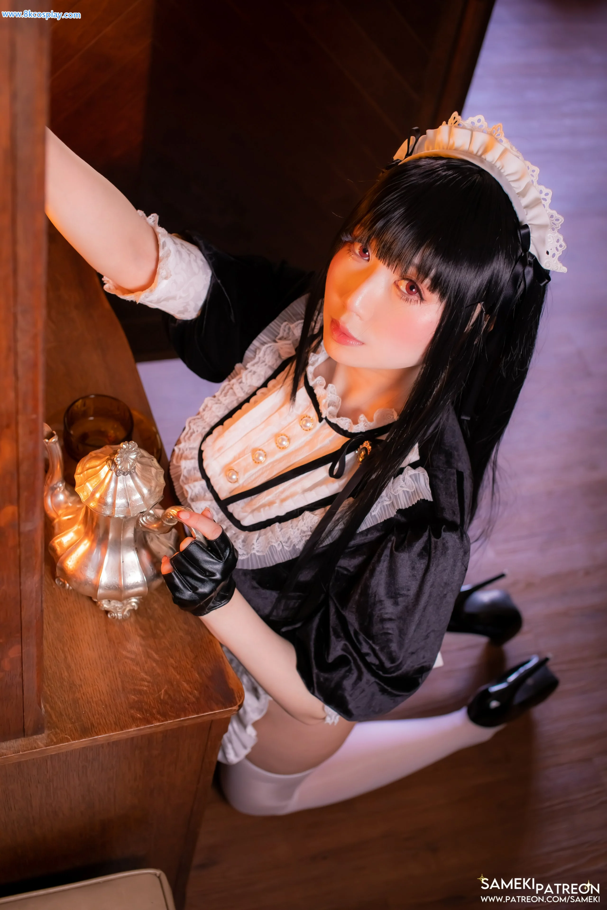 Đọc truyện hentai Tuyển tập Albums siêu phẩm Cosplay - Chap 551 - Sameki - White Silk Maid