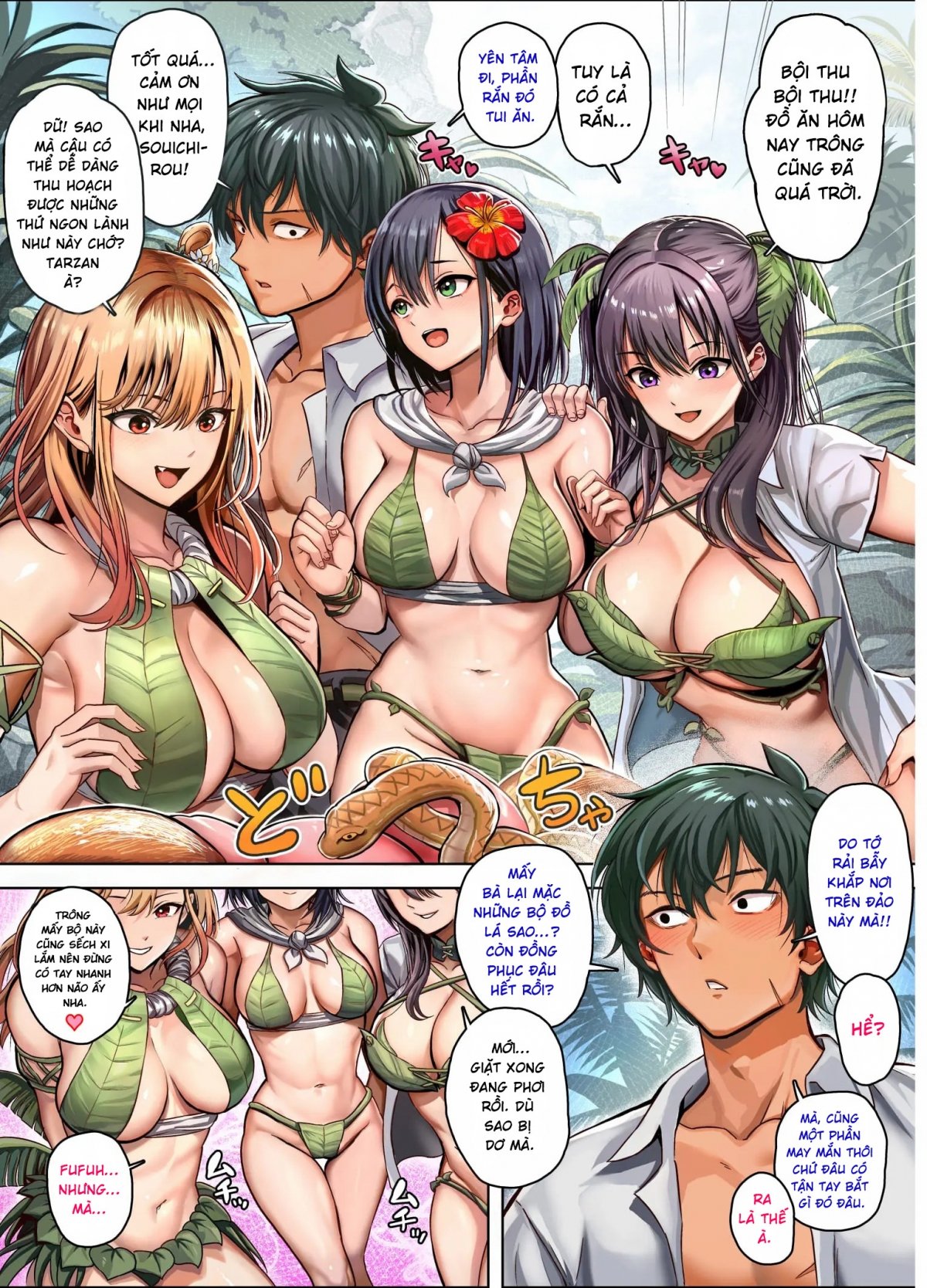 Đọc truyện hentai Mujintou Sounans Harem - Phần manga
