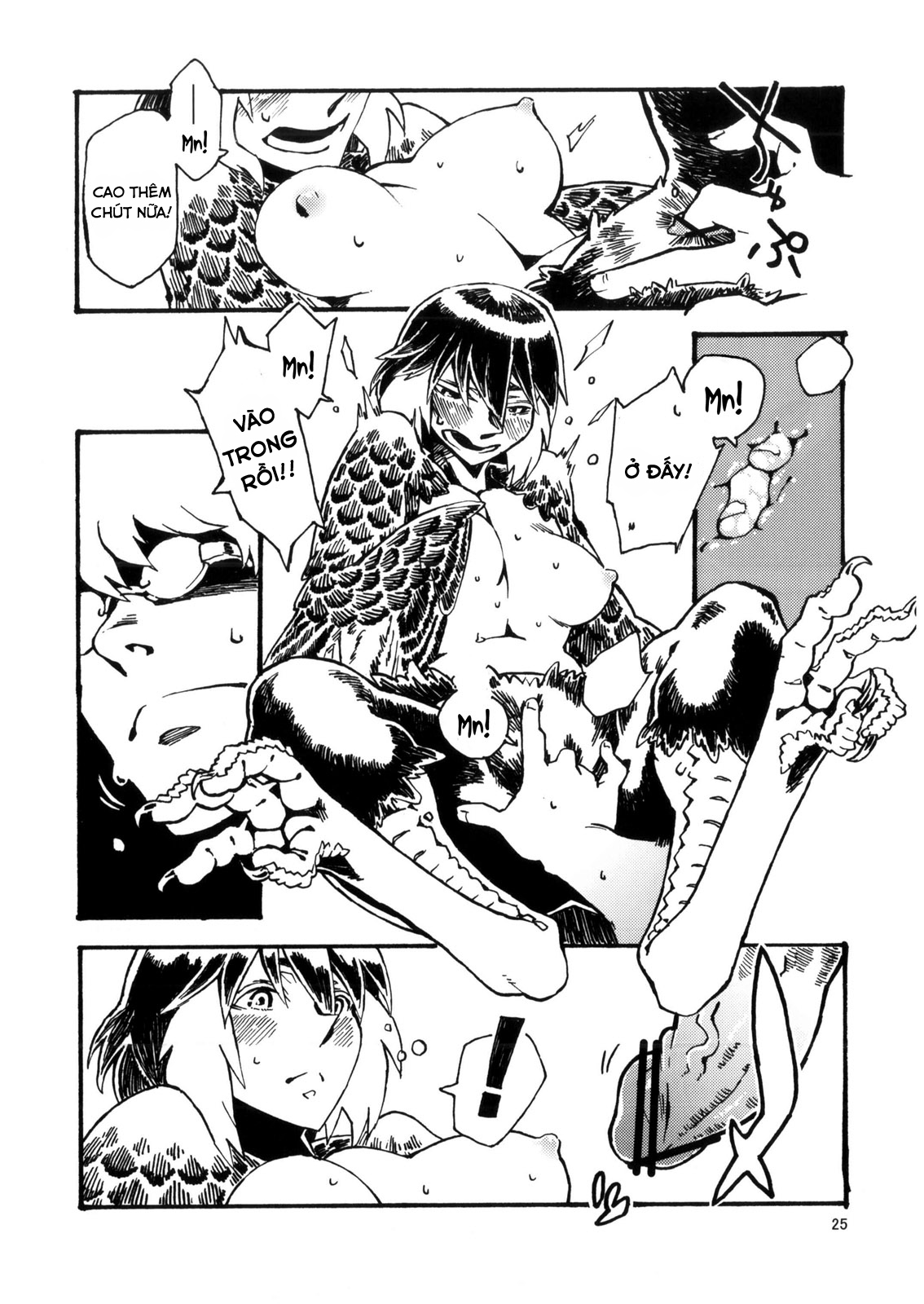 Đọc truyện hentai Kẻ làm điều ác phi nhân loại - Chap 6.0: Chim