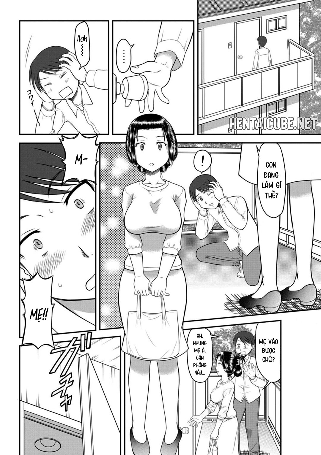 Đọc truyện hentai Tôi, mẹ tôi và căn phòng hình như có ma - Oneshot