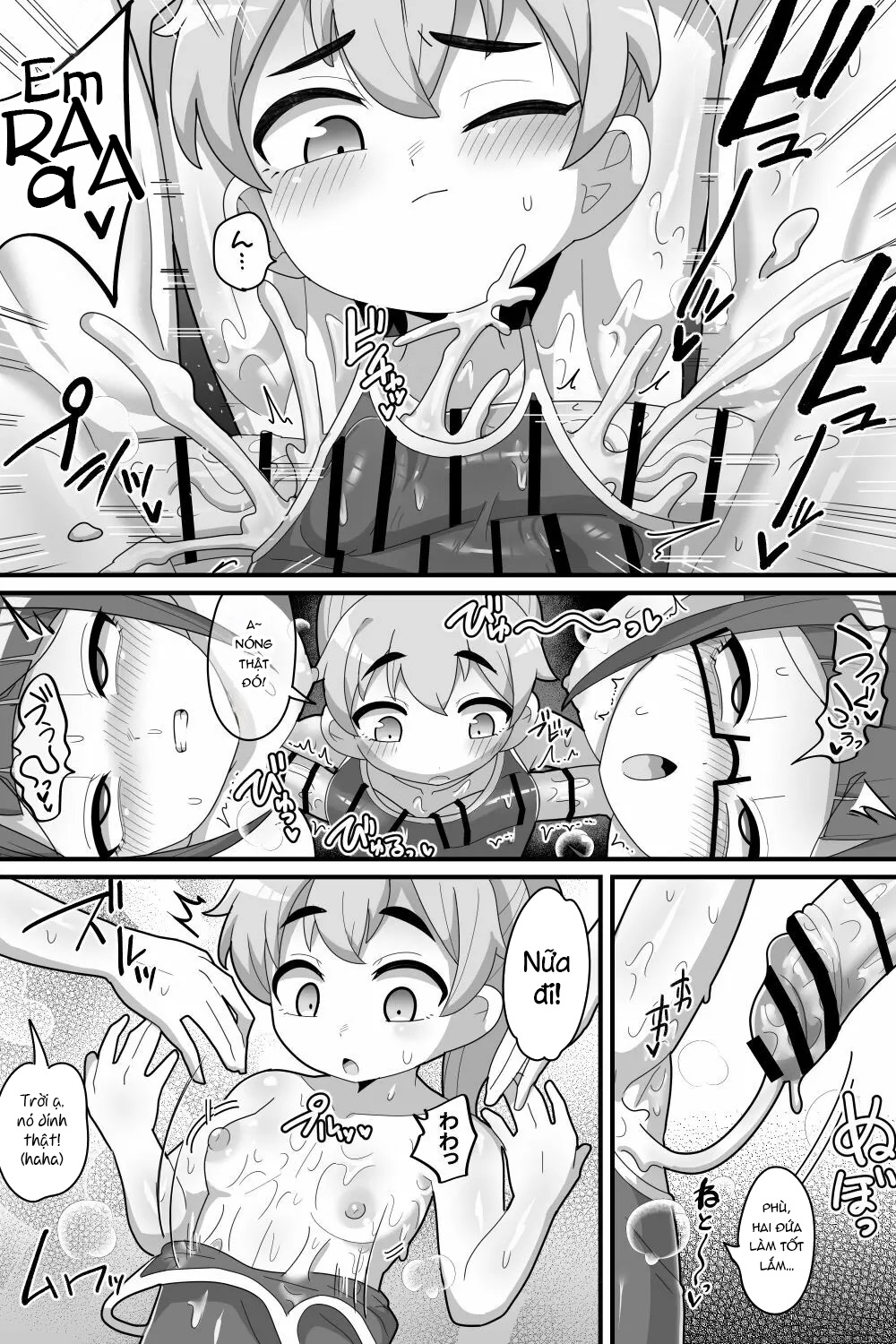 Đọc truyện hentai Tôi được yêu thương quá nhiều bởi cặp song sinh lưỡng hình. - Oneshot.