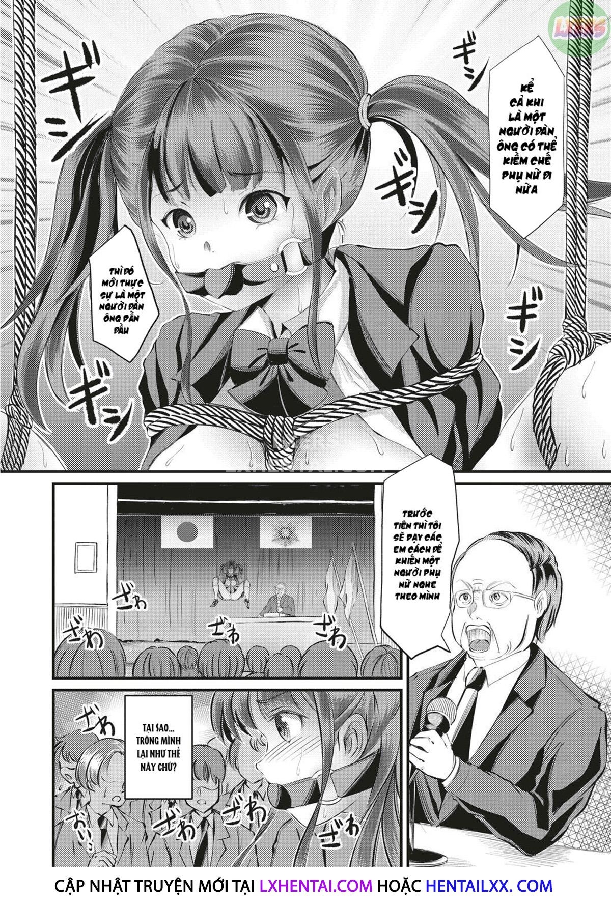 Đọc truyện hentai Kinbaku Seidorei Choukyou Gakuen - Chap 1