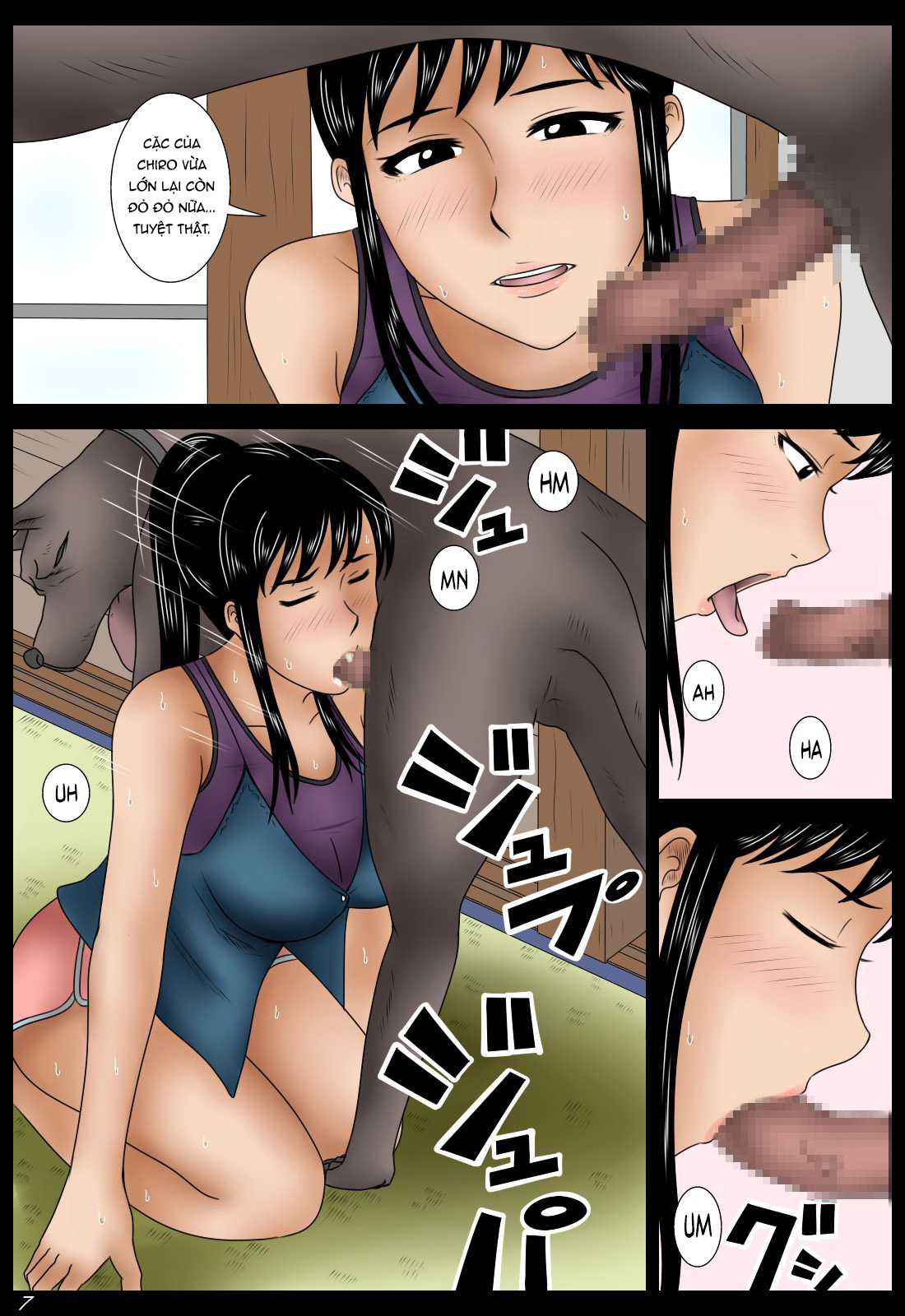 Đọc truyện hentai Mùa hè cùng chú chó. - Oneshot
