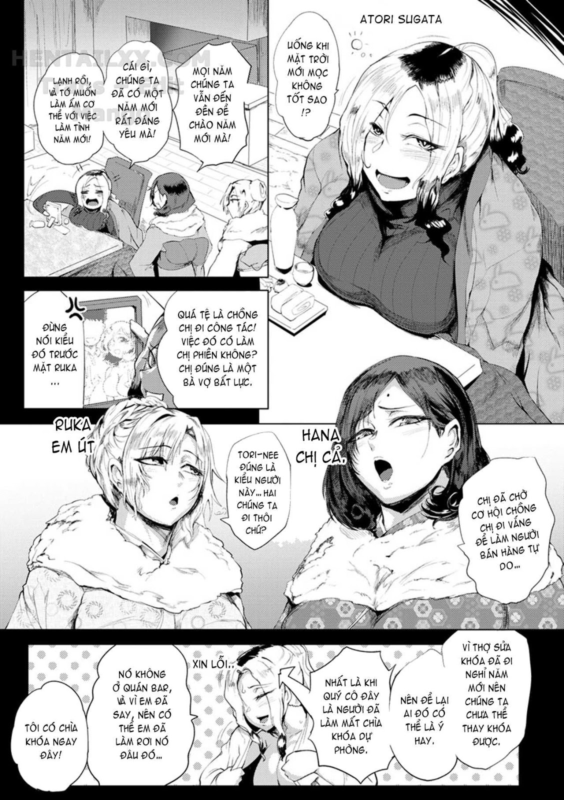 Đọc truyện hentai Nurete Torokete Majiwarite - Chap 4