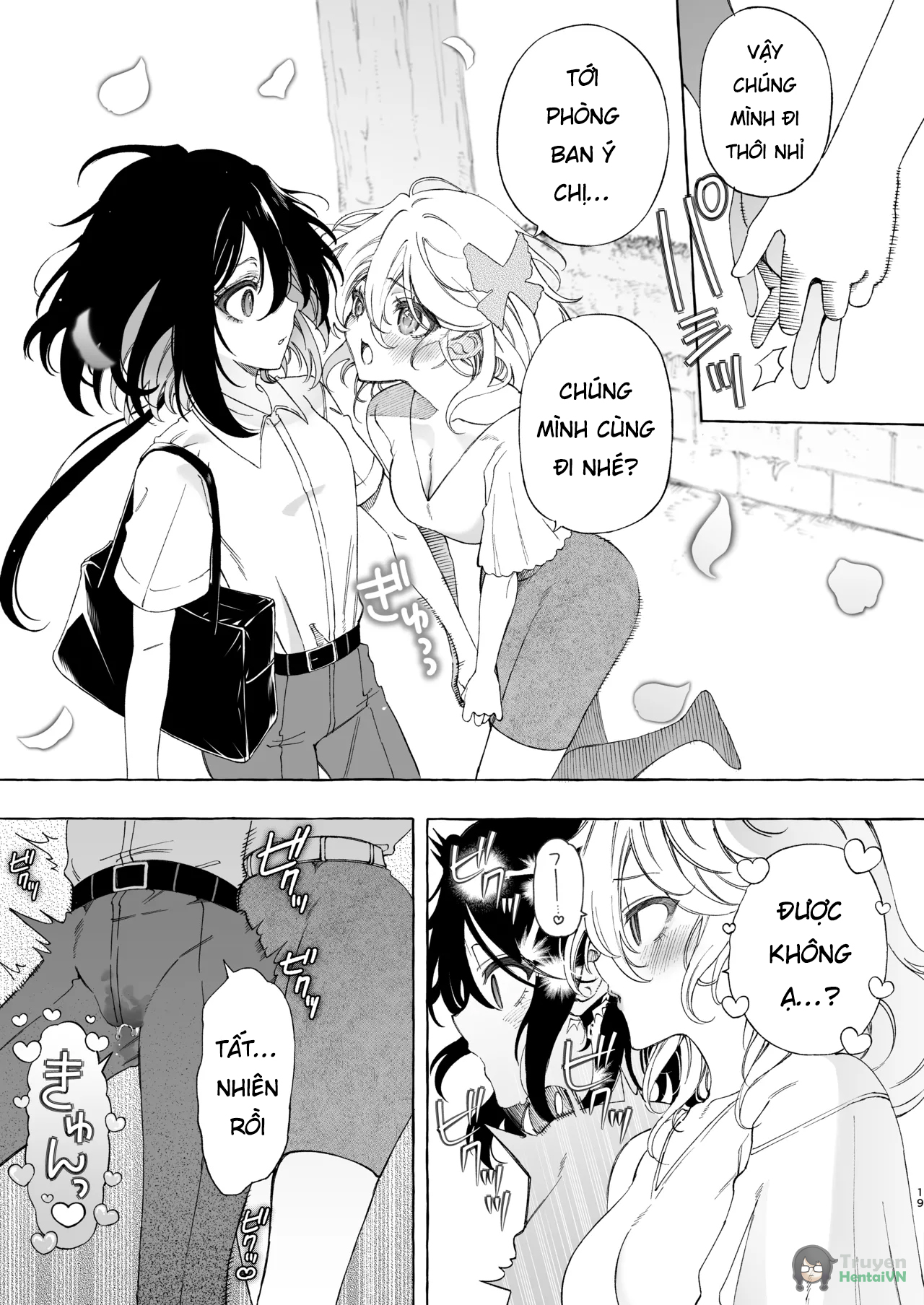 Đọc truyện hentai Mimi de Koishita Douryou ~OnaSuppo Onsei Otaku Onna ga Douryou no Koe ni Hannou Shite Ikimakuri~ - Oneshot