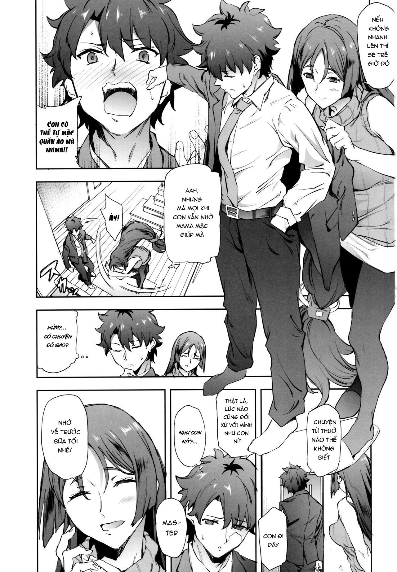 Đọc truyện hentai Raikou Mama ni Okasareru Hon - Oneshot