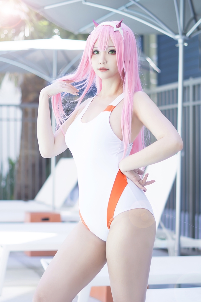 Đọc truyện hentai Tuyển tập Albums siêu phẩm Cosplay - Chap 883 - Hana Bunny – Zero Two Swimsuit