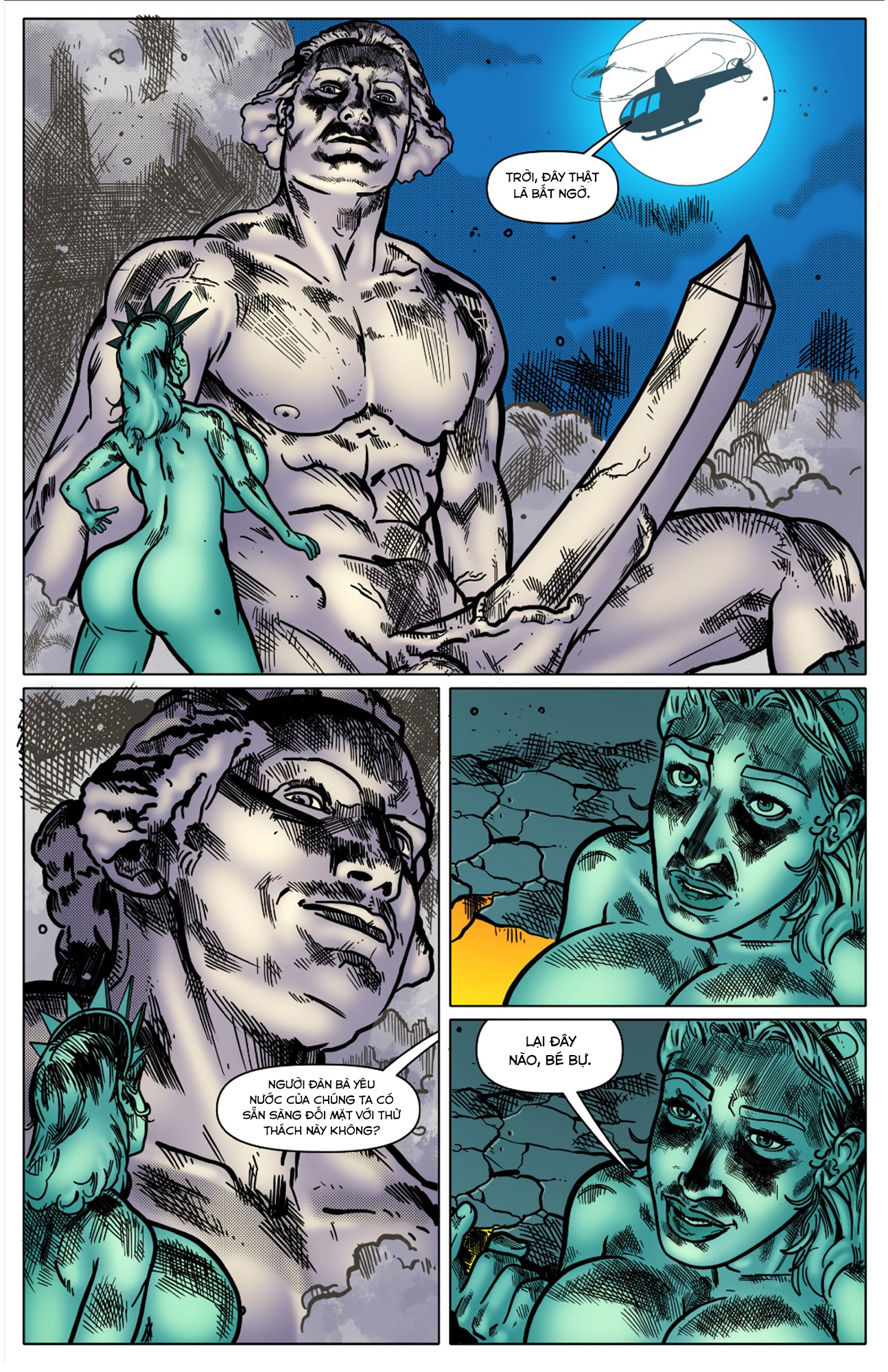 Đọc truyện hentai Stars and Stripes - Oneshot