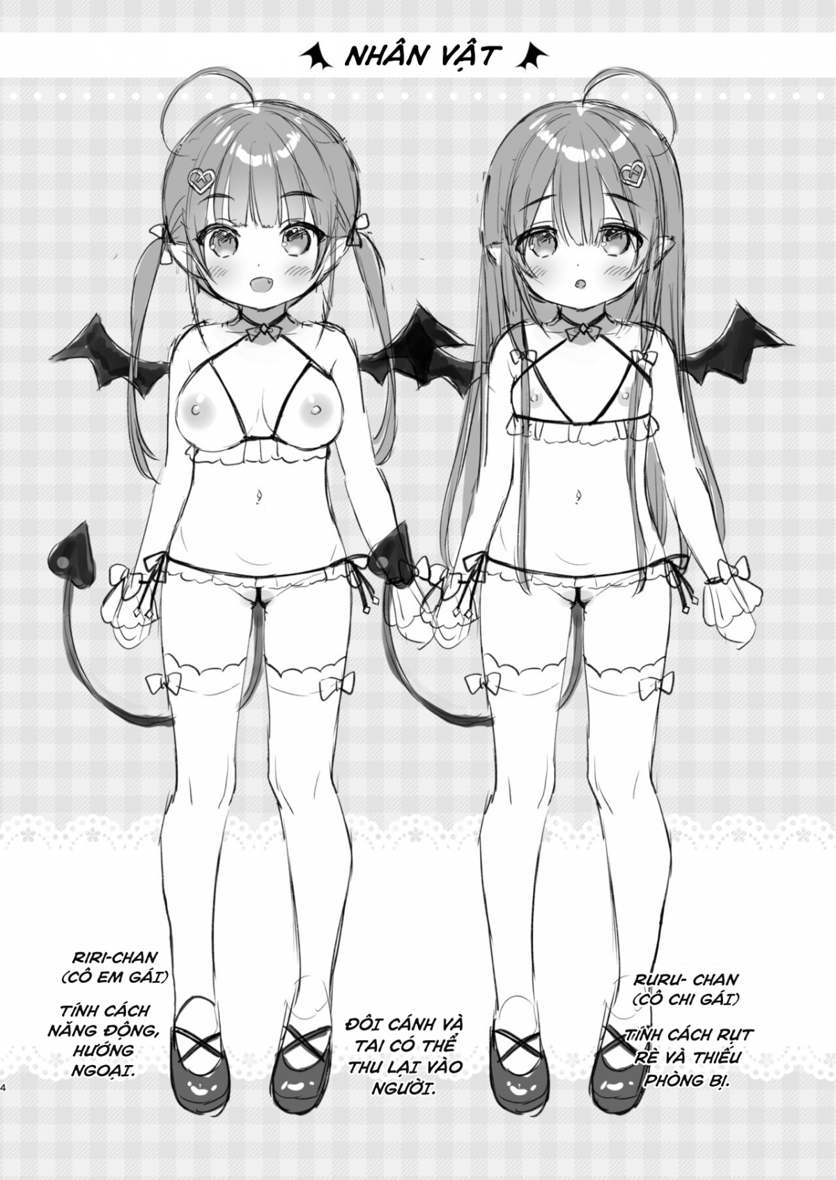 Đọc truyện hentai Cặp song sinh tấn công Succubus-chan - Chap 1