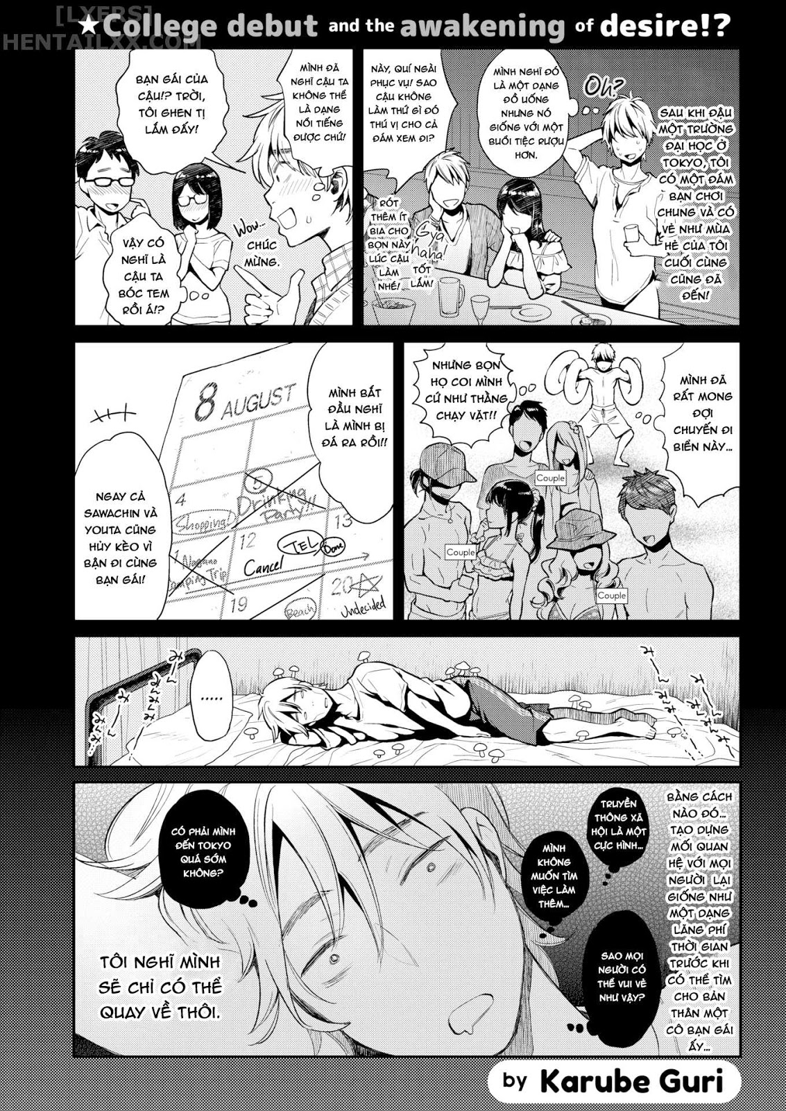 Đọc truyện hentai Horny Hometown - Chap 1