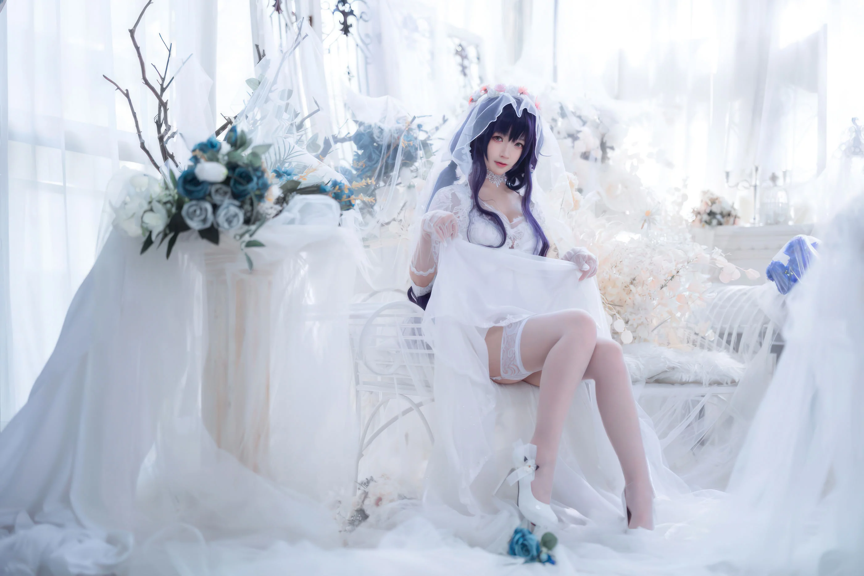 Đọc truyện hentai Tuyển tập Albums siêu phẩm Cosplay - Chap 1414 - Sakura-chan w Azur Lane Azuma no Hanayome