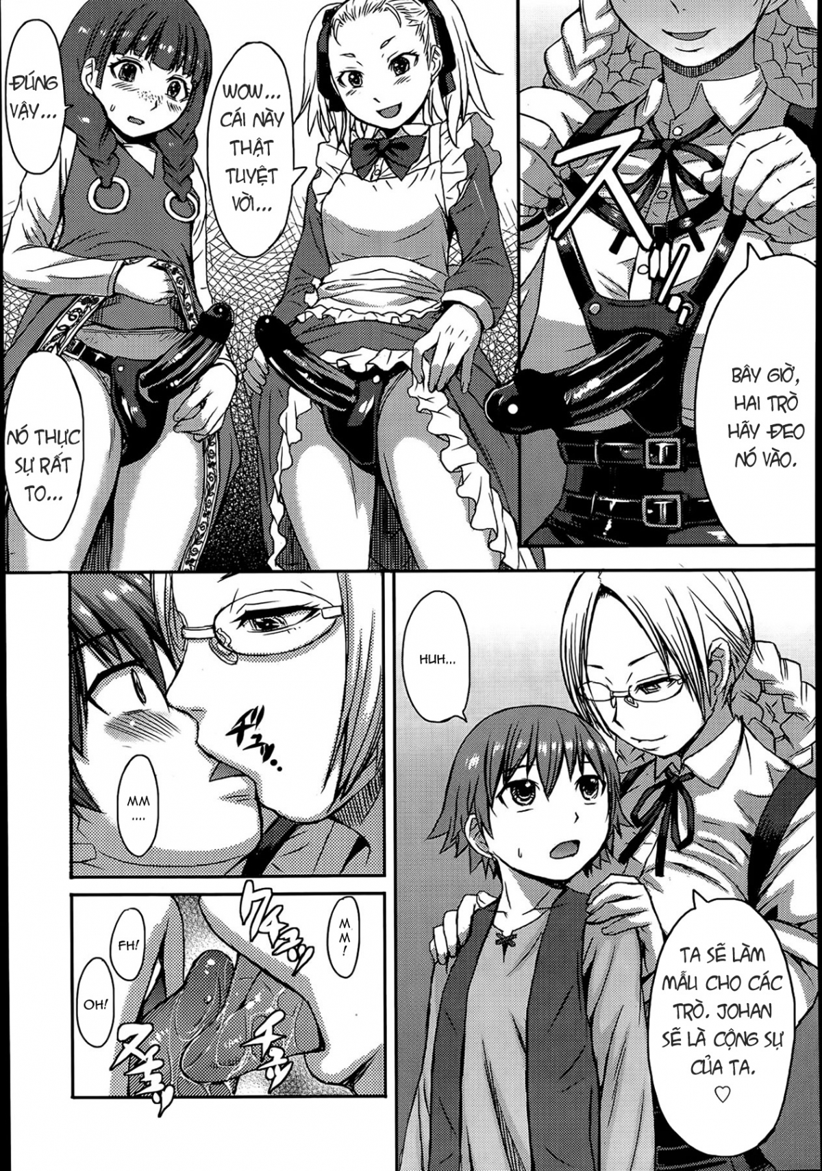 Đọc truyện hentai Tanoshii Shukuhaku Kenshuu - Oneshot