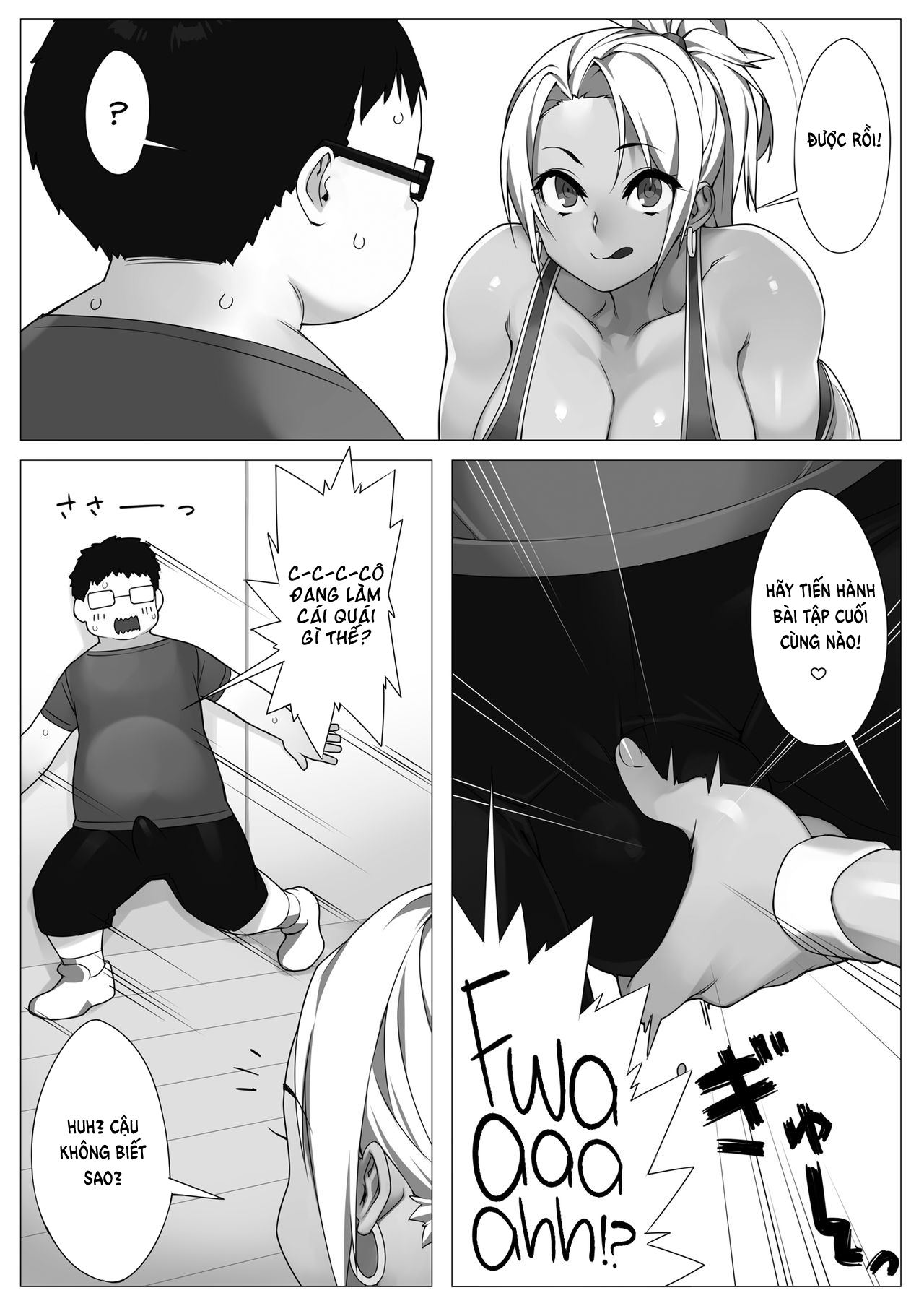 Đọc truyện hentai Nhún nhảy ở phòng gym - Oneshot