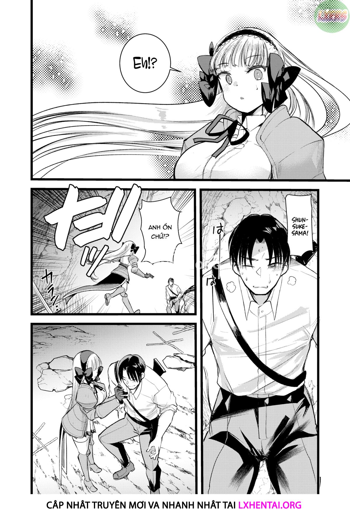 Đọc truyện hentai Cuộc sống thư thái nơi đảo hoang cùng cô Kỵ sĩ công chúa Level 1 - Chap 10