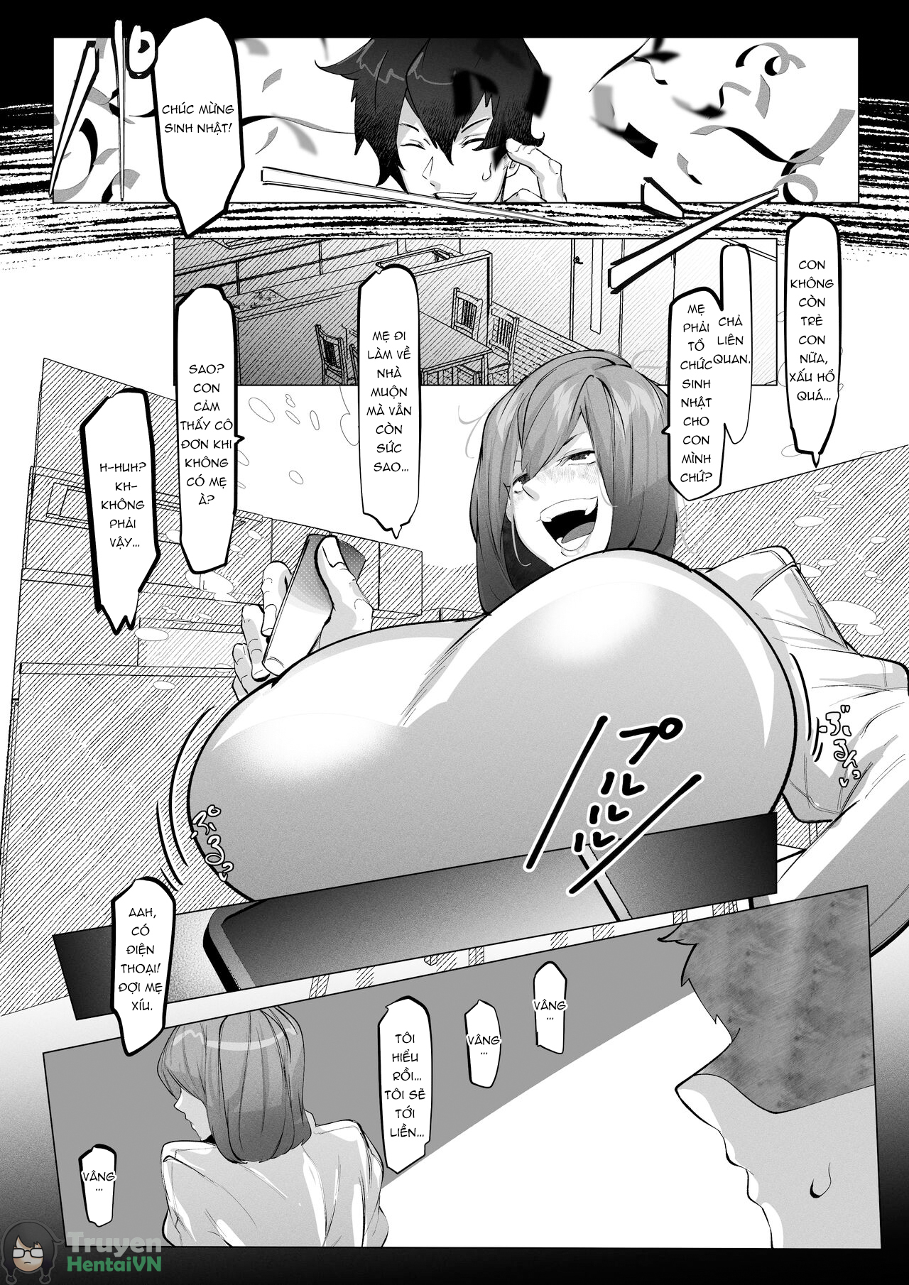 Đọc truyện hentai Thằng con báo đời làm người mẹ bị hiếp đến mang thai - oneshot